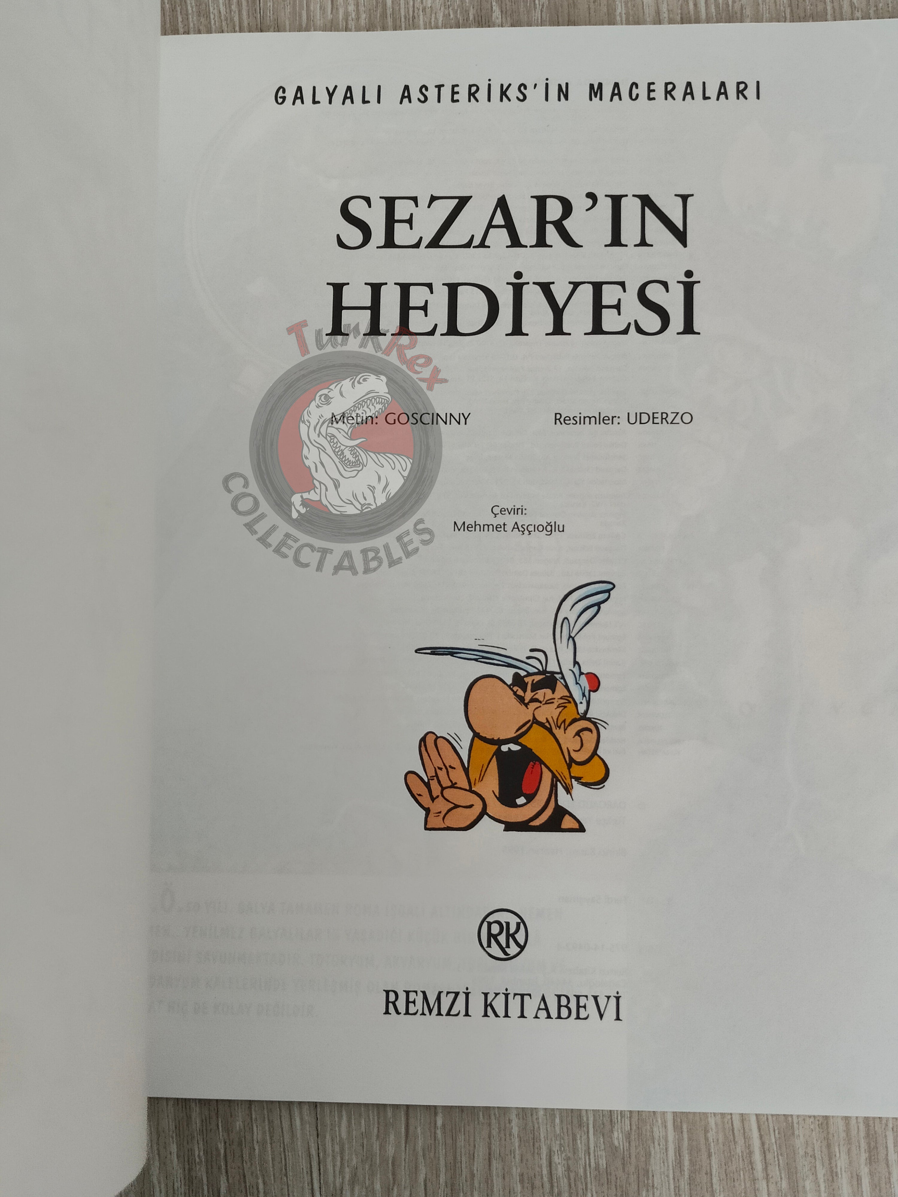 Asterix – Asterix and Caesar’s Gift 1995 1st Edition Turkish Edition Comic Turkey