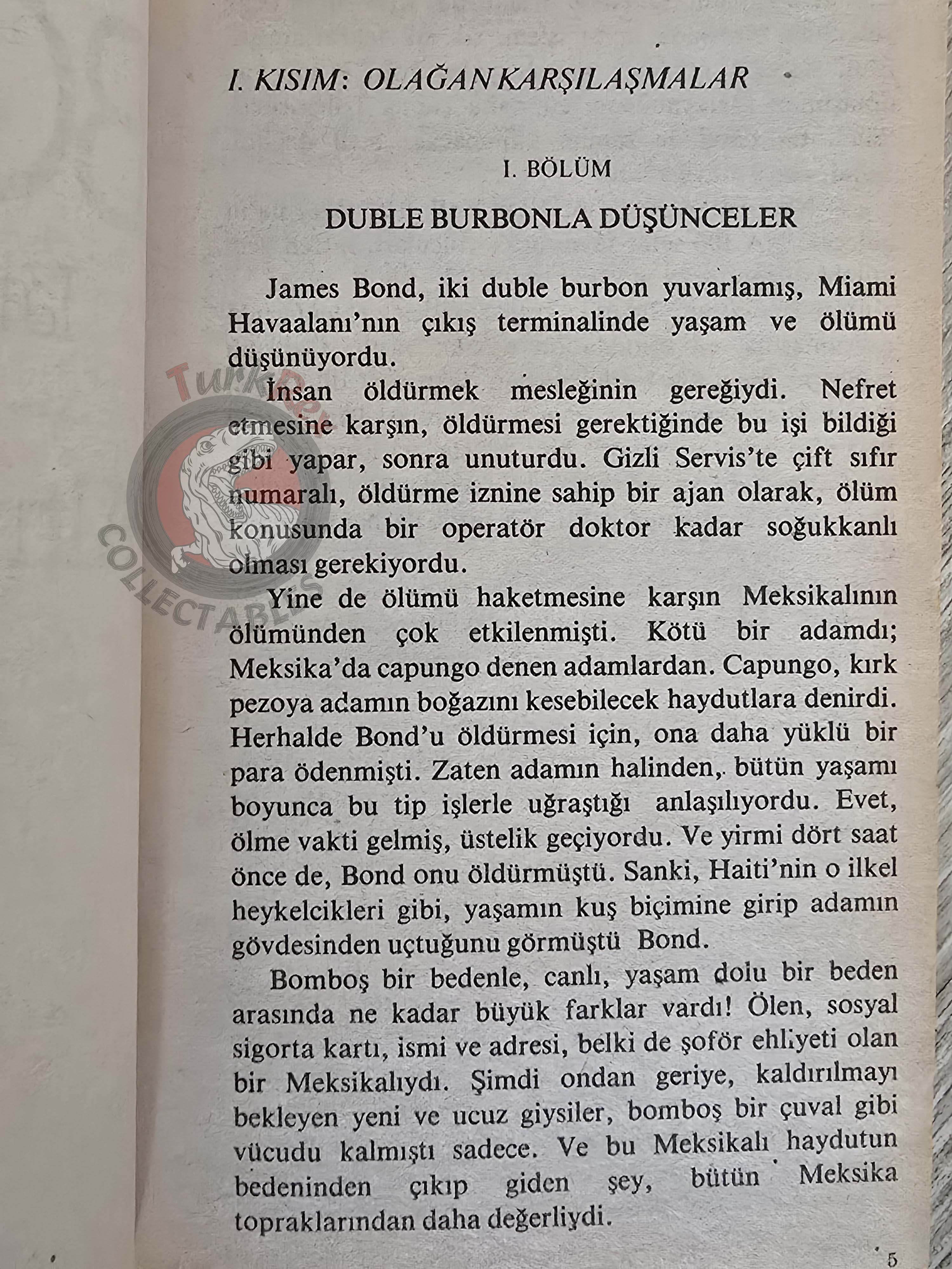 James Bond - Goldfinger 1990 Turkish Book Turkey Ian Fleming