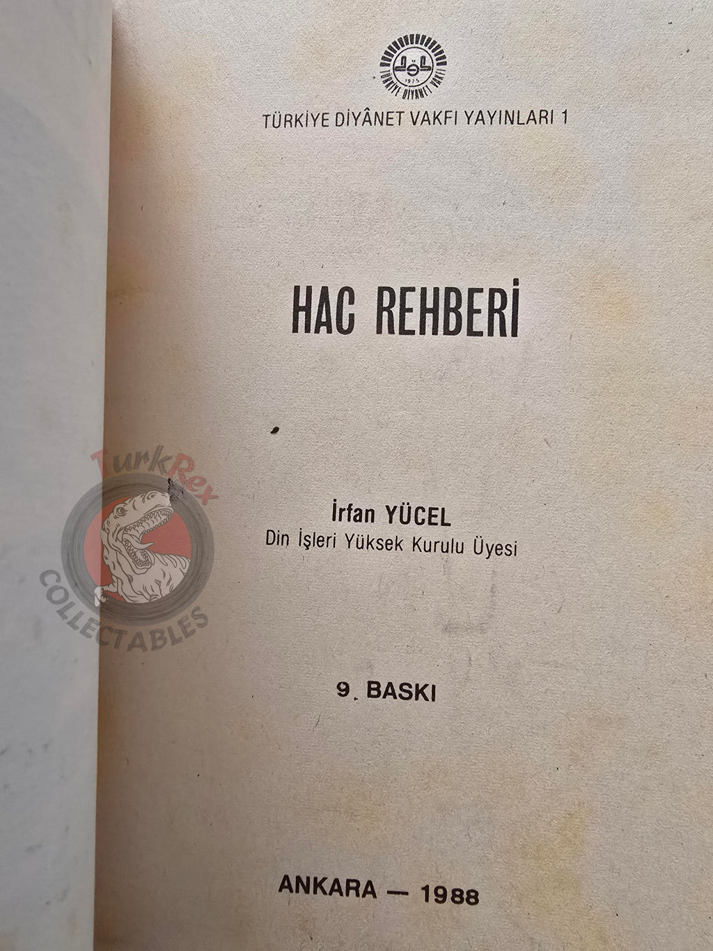 Hajj Guide 1988 Turkish Pilgrimage Handbook with Saudi Arabia Map Mecca Kaaba Medina