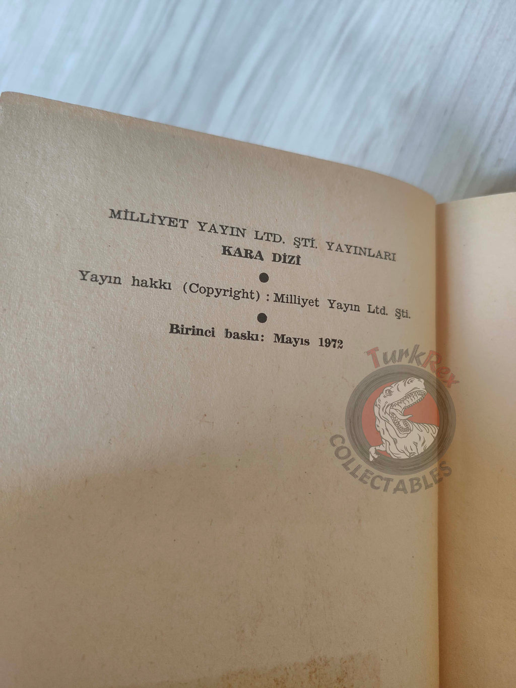 Dashiell Hammett – Red Harvest 1972 1st Turkish Book Turkey