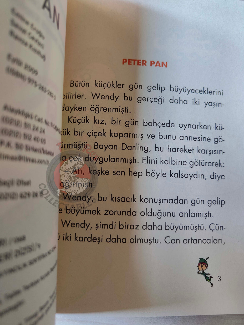 J. M. Barrie – Peter Pan 2009 Turkish Book Turkey Illustrated 5