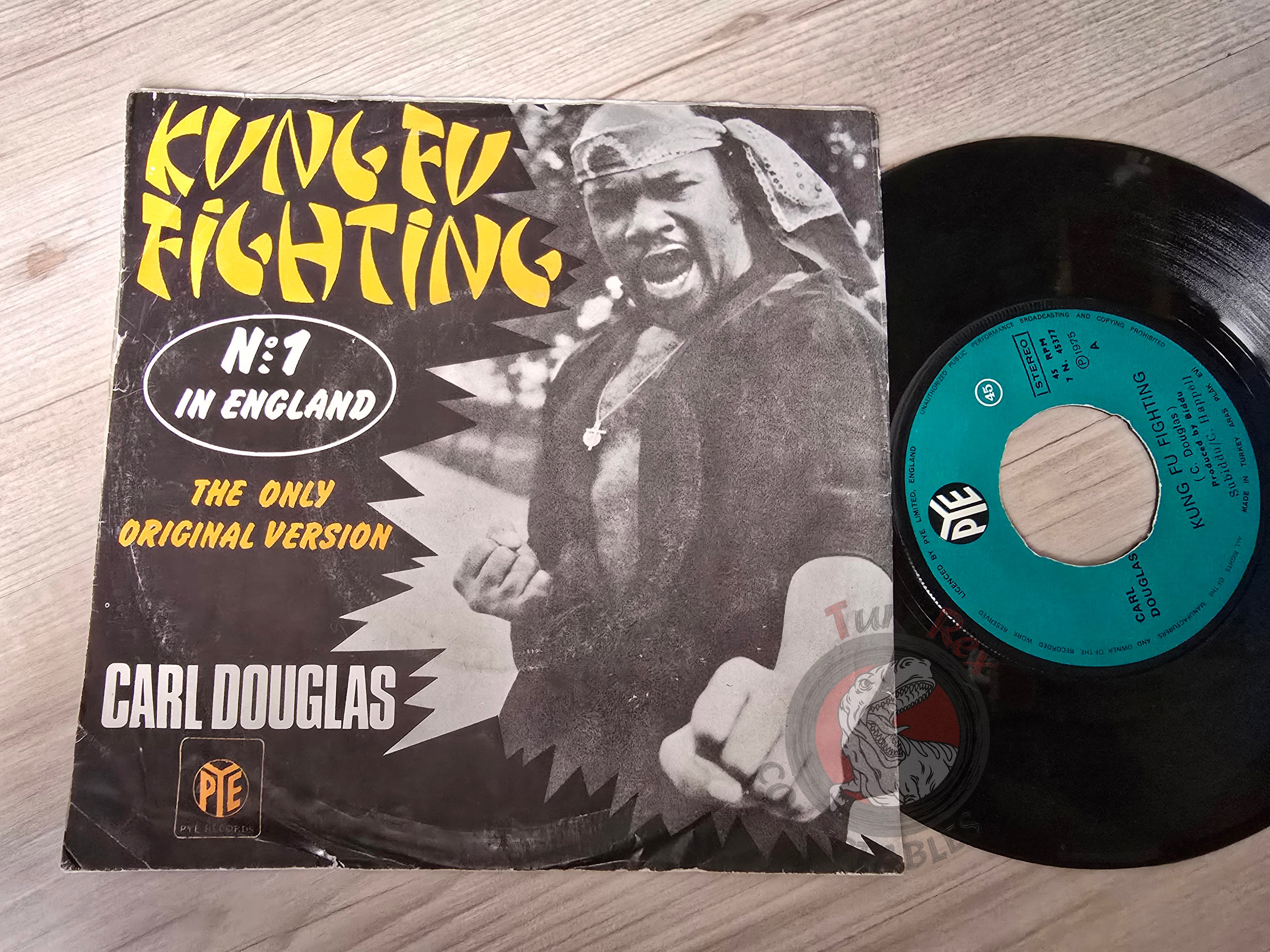 Carl Douglas – Kung Fu Fighting 7" Turkish Pressing Vinyl Turkey Edition
