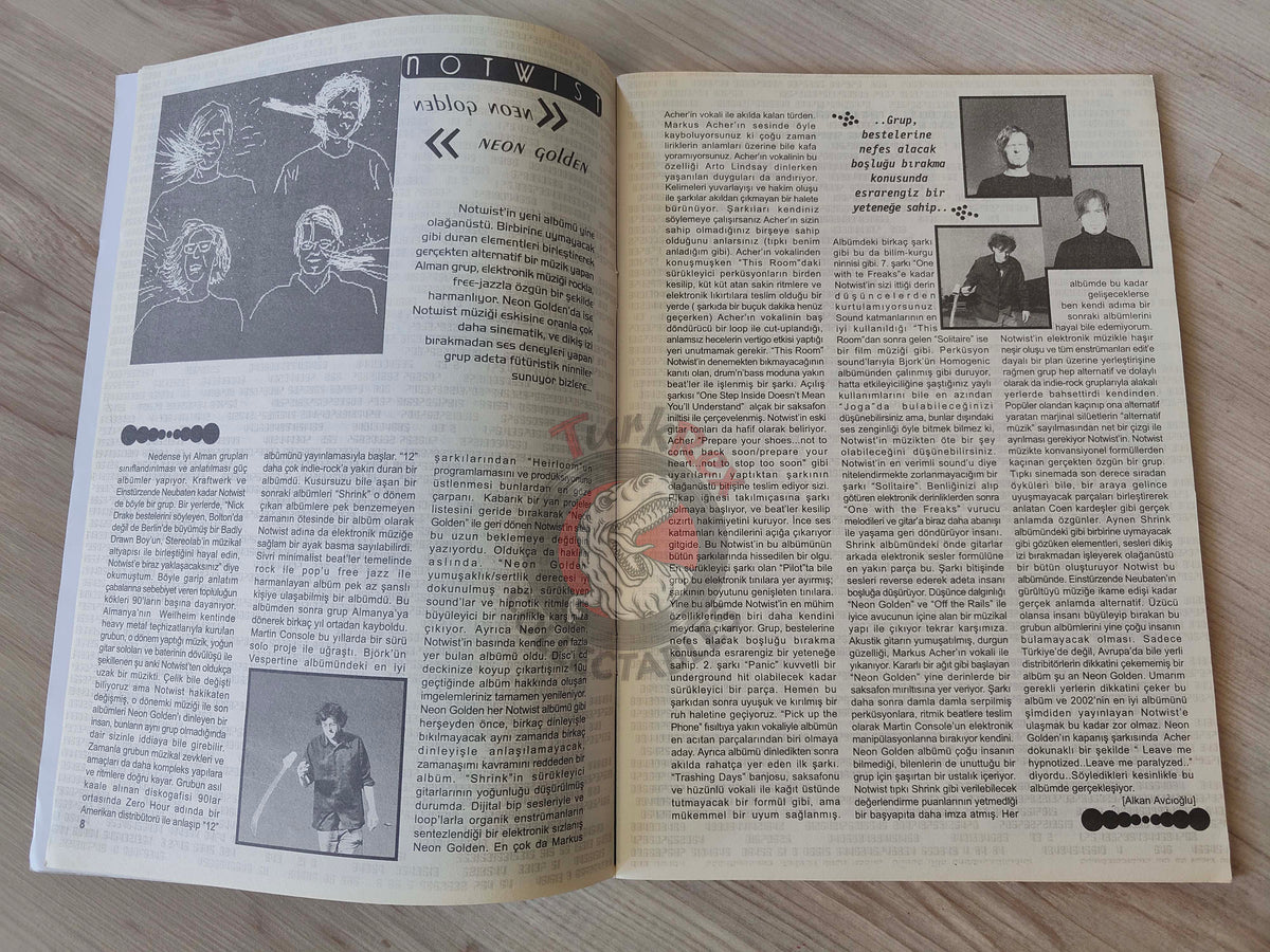 Lull 2002 Ryan Adams Turkish Mag Turkey The White Stripes The Notwist Jim Jarmusch