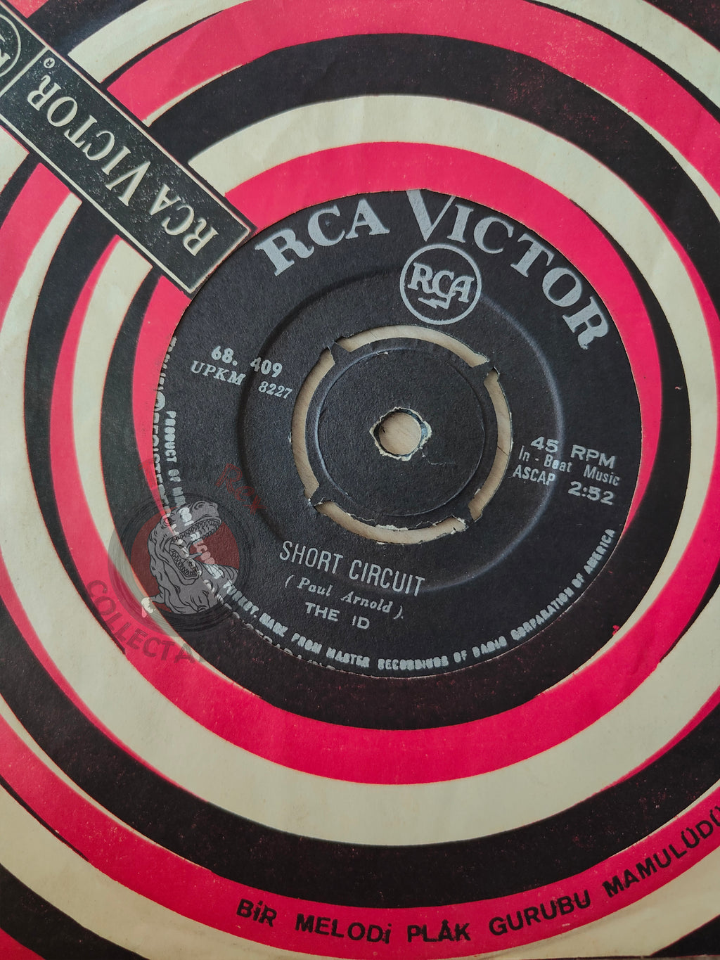 The Id  – Short Circuit 7" Turkish Pressing Vinyl Turkey Edition