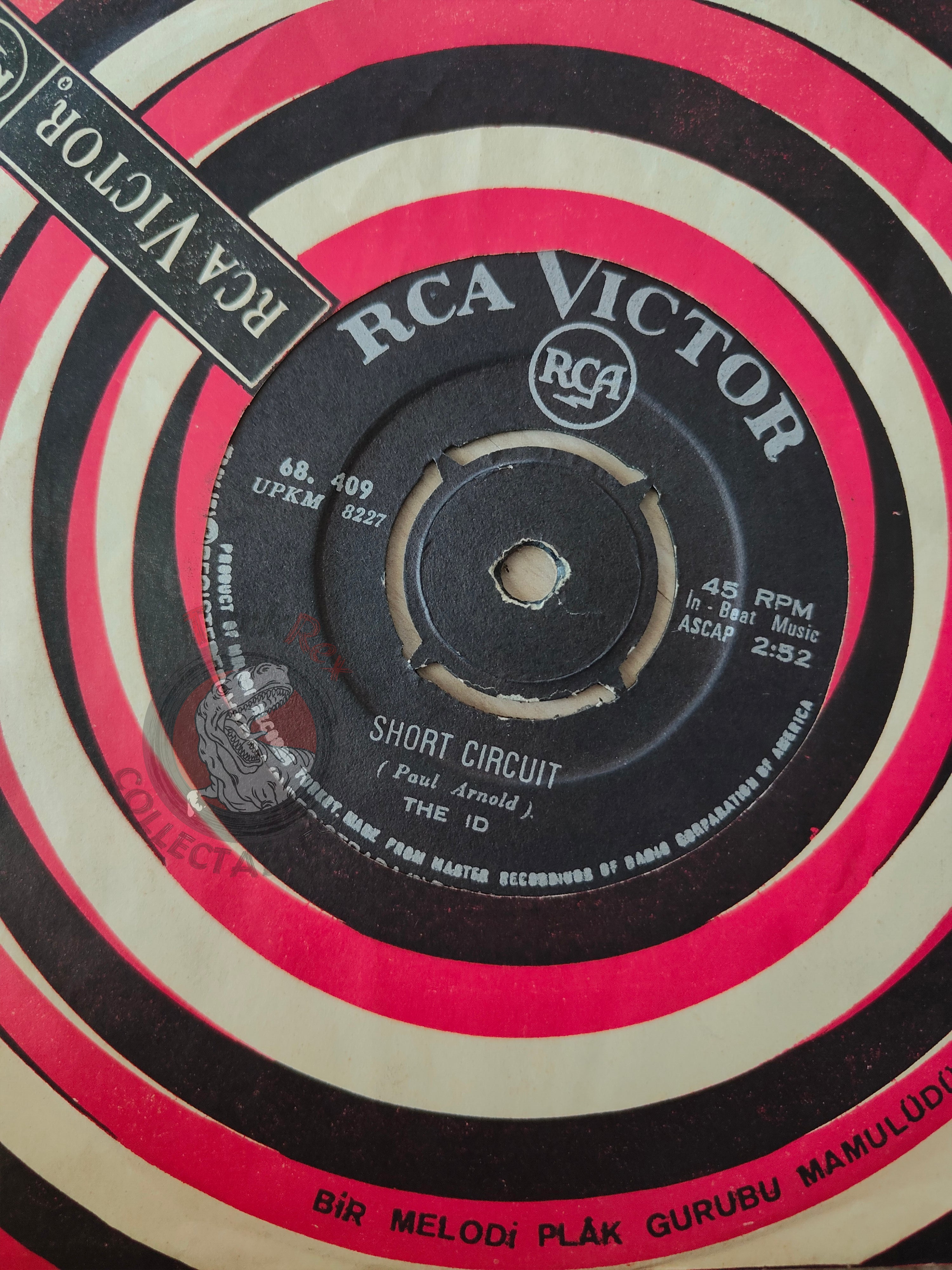 The Id  – Short Circuit 7" Turkish Pressing Vinyl Turkey Edition