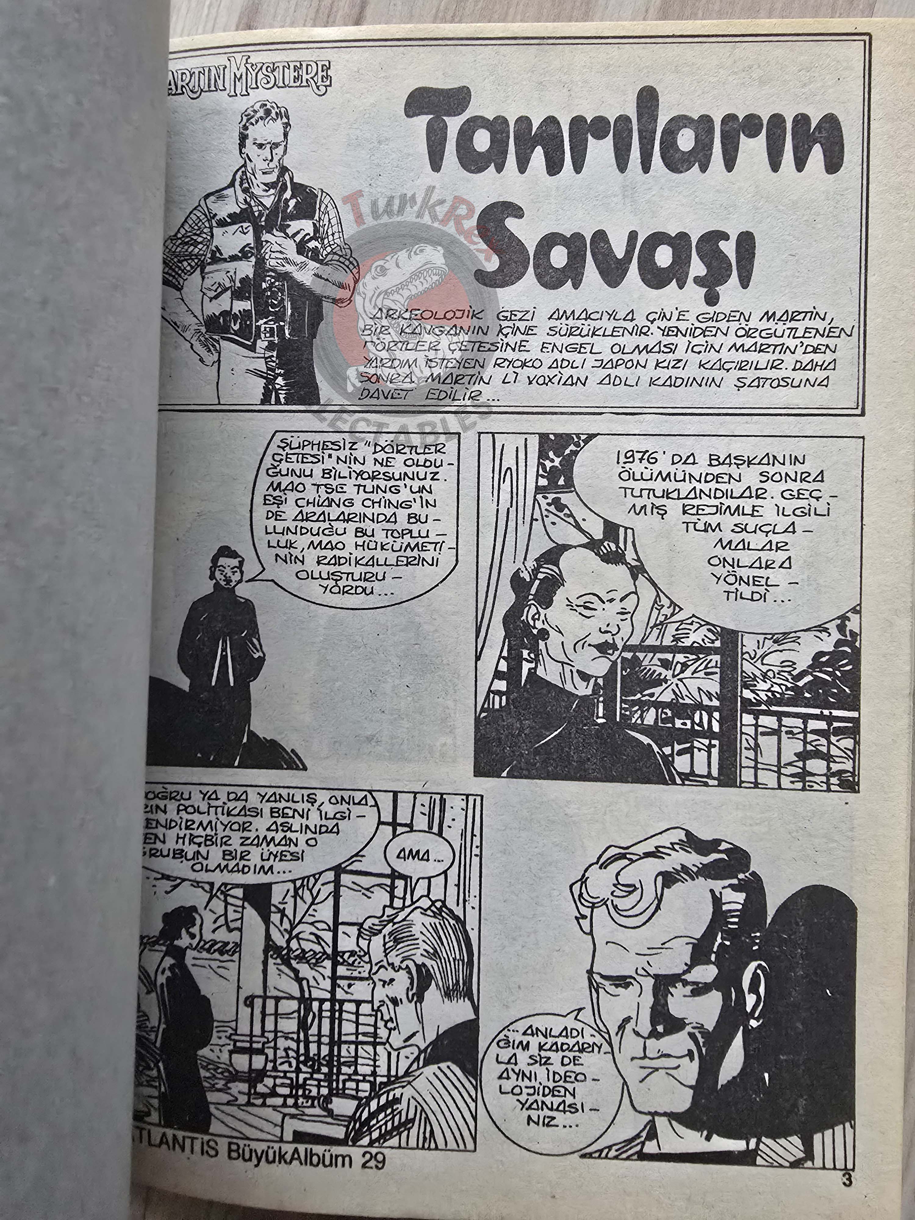 Martin Mystère #29 Operazione Arca 80s Turkish Comic Turkey #3 #73 #79
