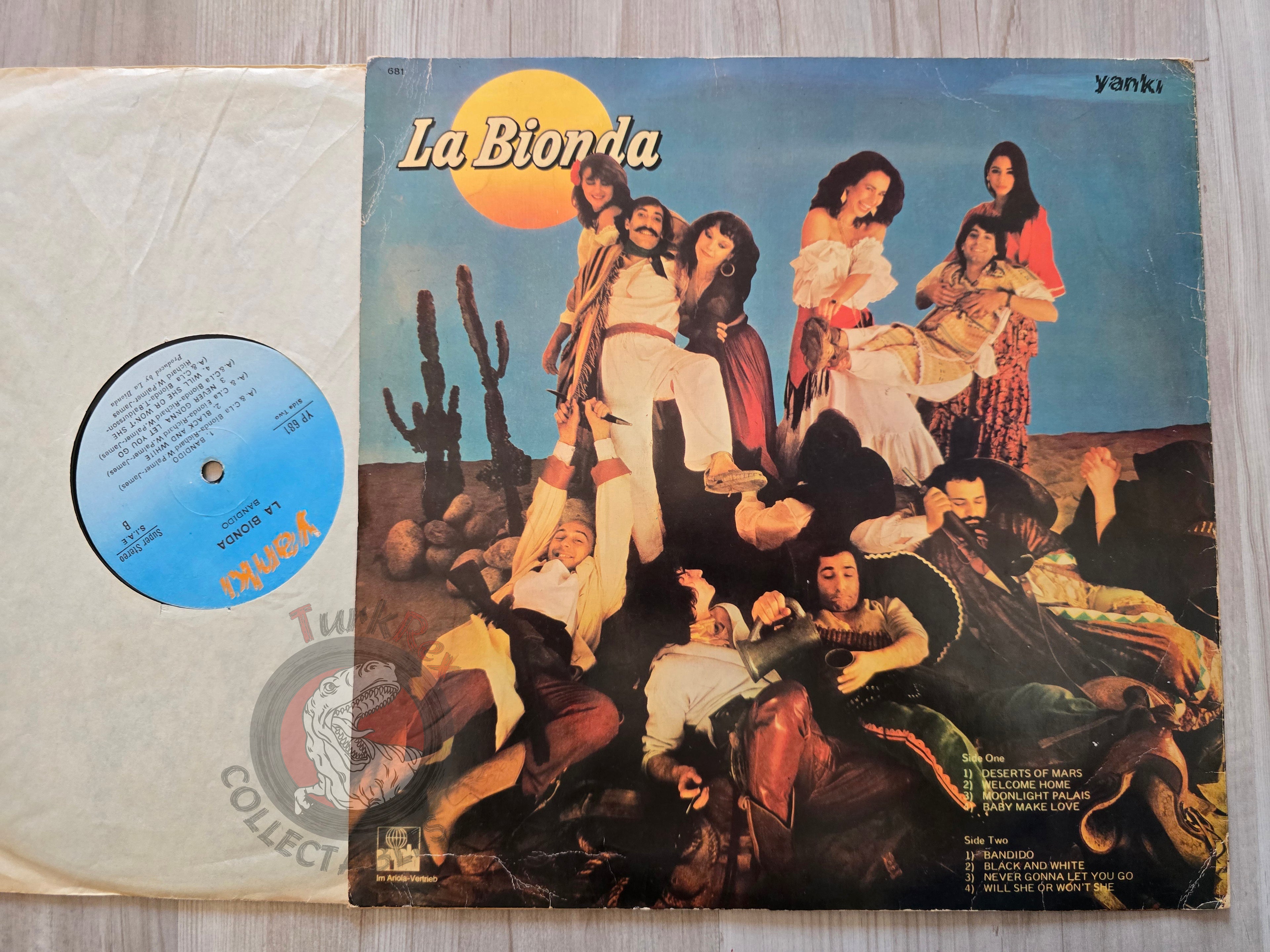 La Bionda – Bandido Turkish Pressing Vinyl Turkey Edition