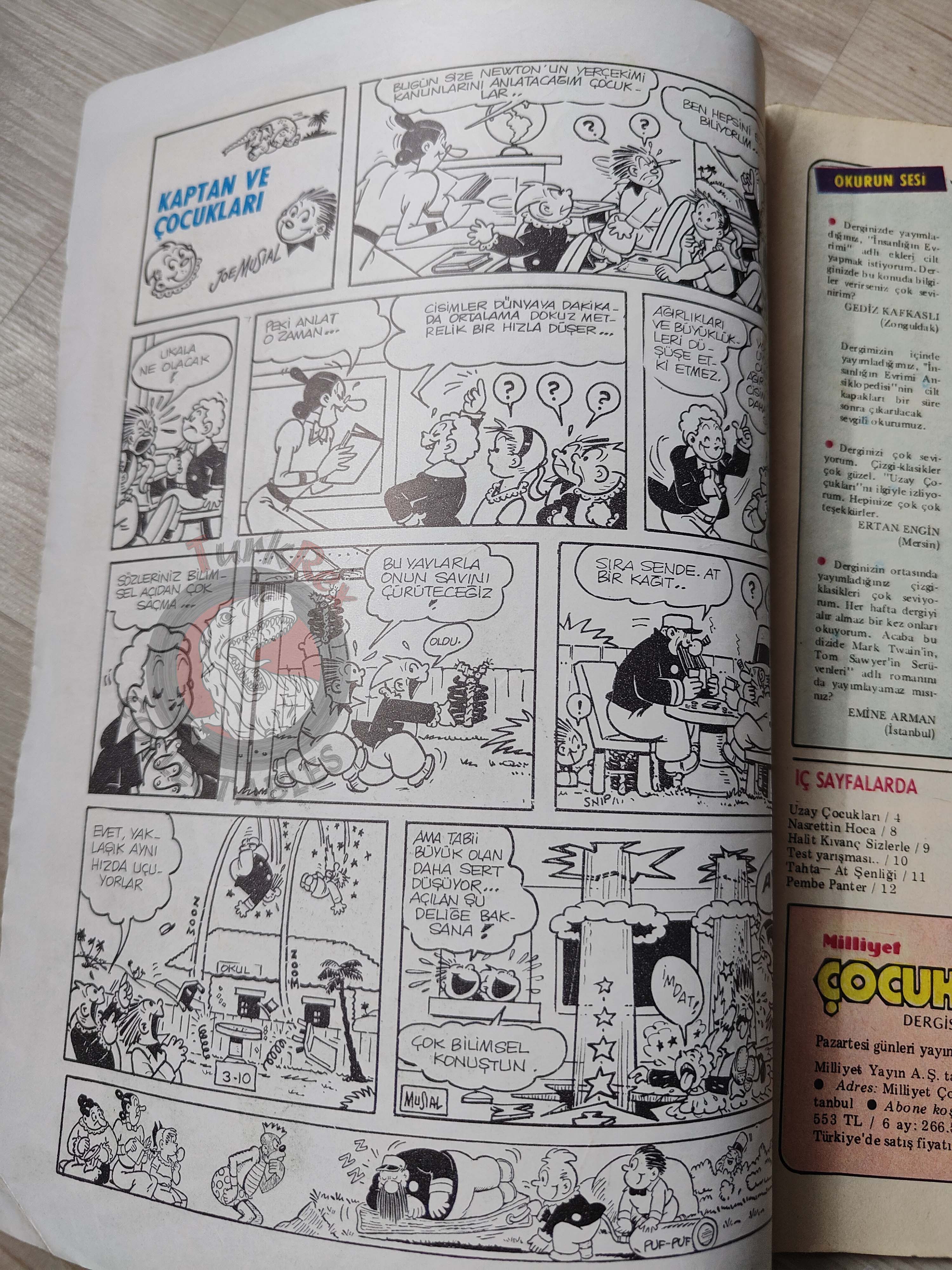 Milliyet Çocuk #28 1979 Turkish Comic Turkey Joyas Literarias Juveniles #65 Jules Verne