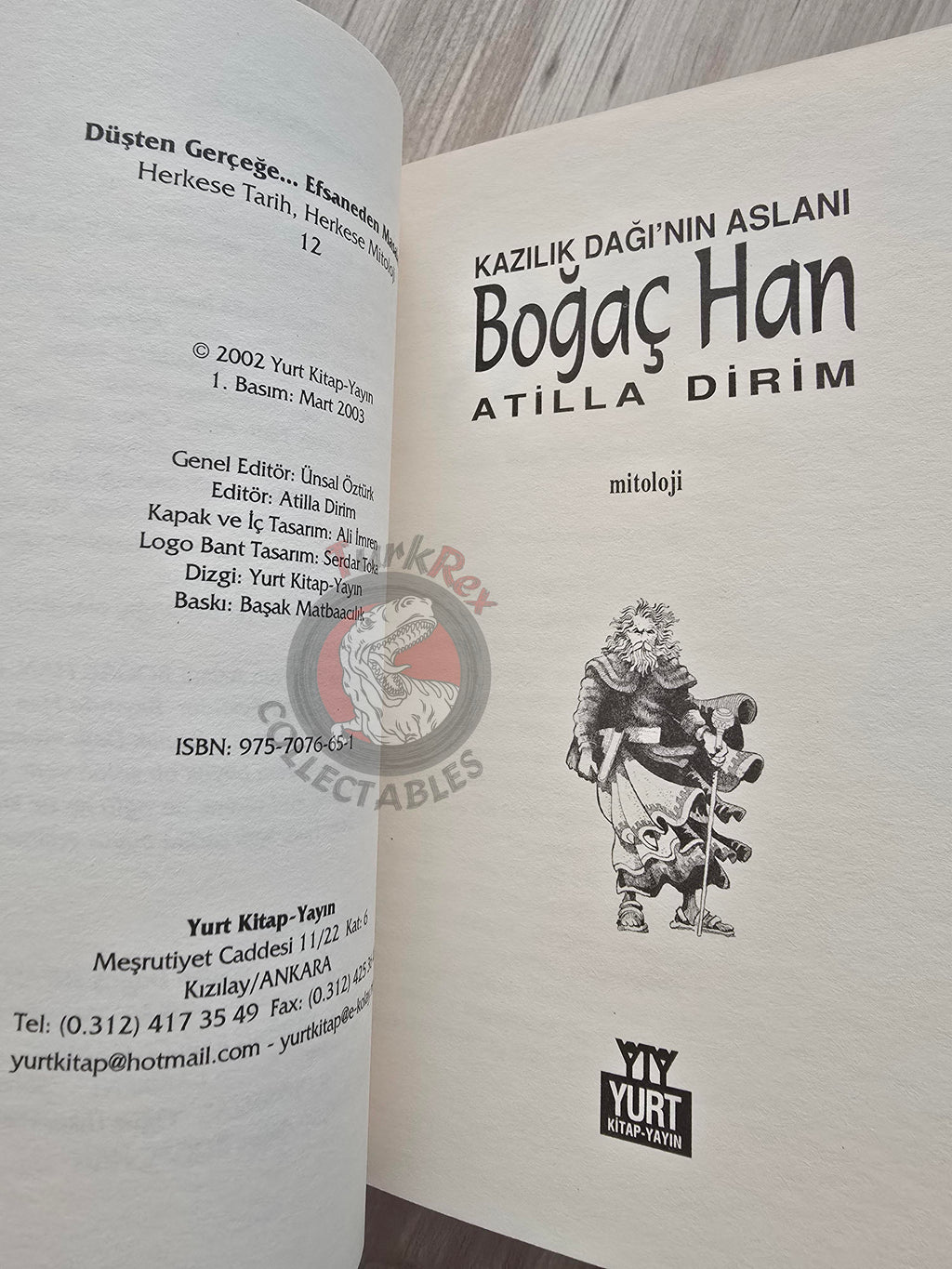 Book of Dede Korkut: Boğaç Han 2003 Turkish Book Turkey Illustrated by Turkish Artist