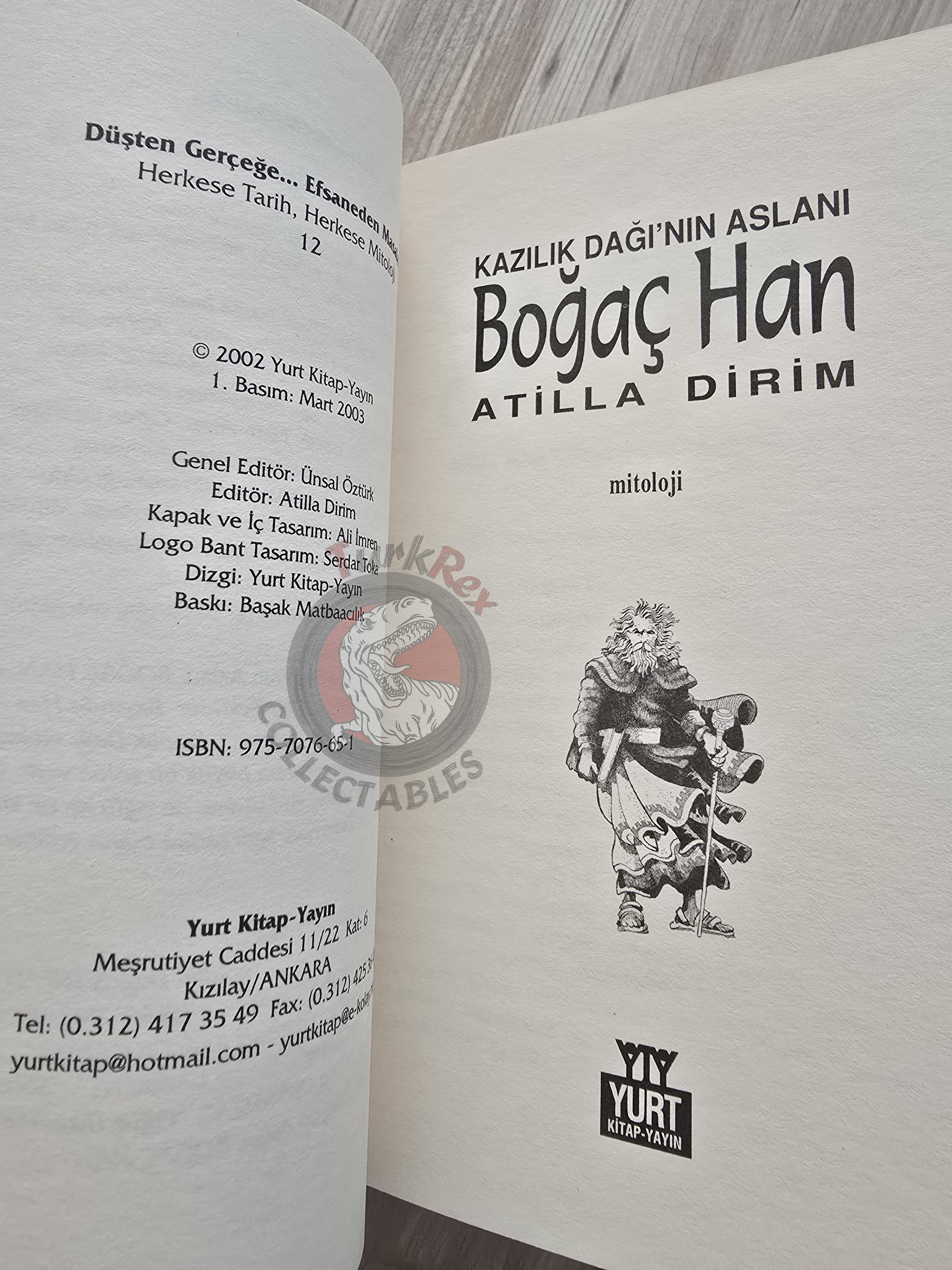 Book of Dede Korkut: Boğaç Han 2003 Turkish Book Turkey Illustrated by Turkish Artist