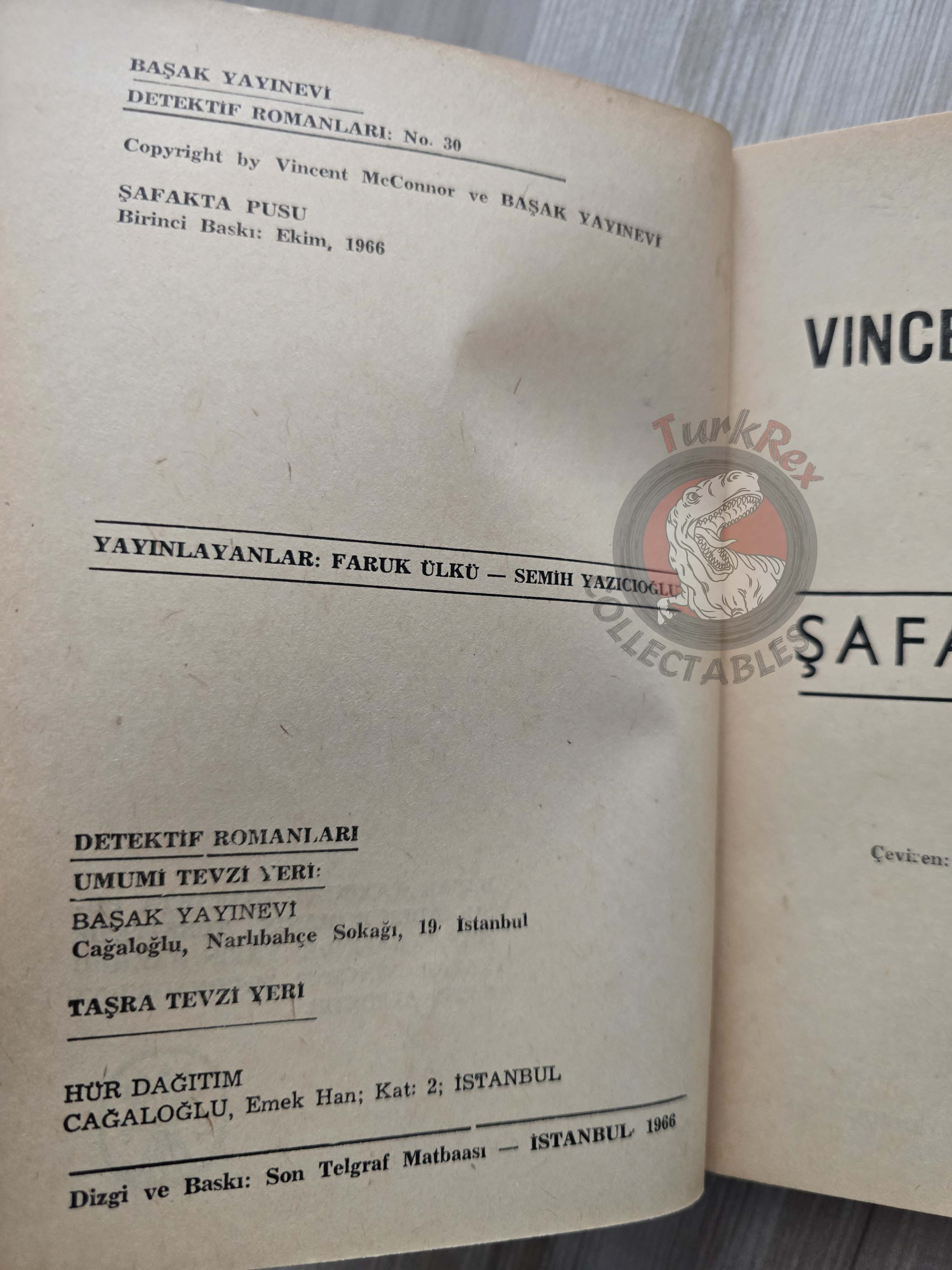 Vincent McConnor – The French Doll  1966 1st Turkish Book Turkey