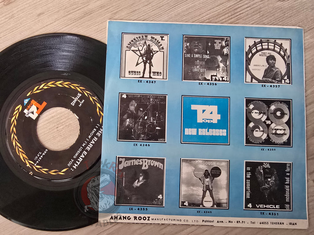 Juicy Lucy / Rare Earth  – Im Losing You 7" Iran Pressing Vinyl Iranian Edition