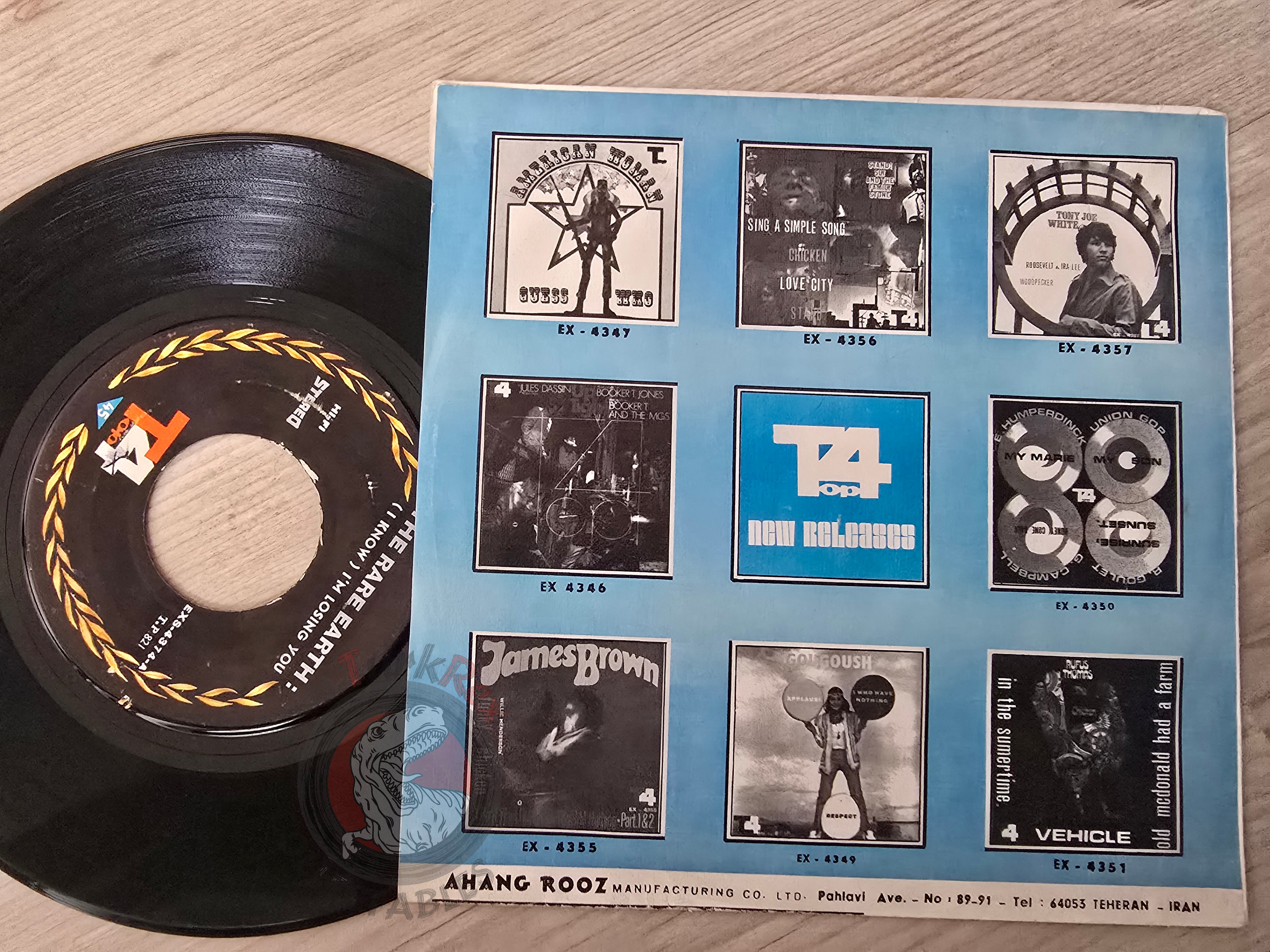 Juicy Lucy / Rare Earth  – Im Losing You 7" Iran Pressing Vinyl Iranian Edition