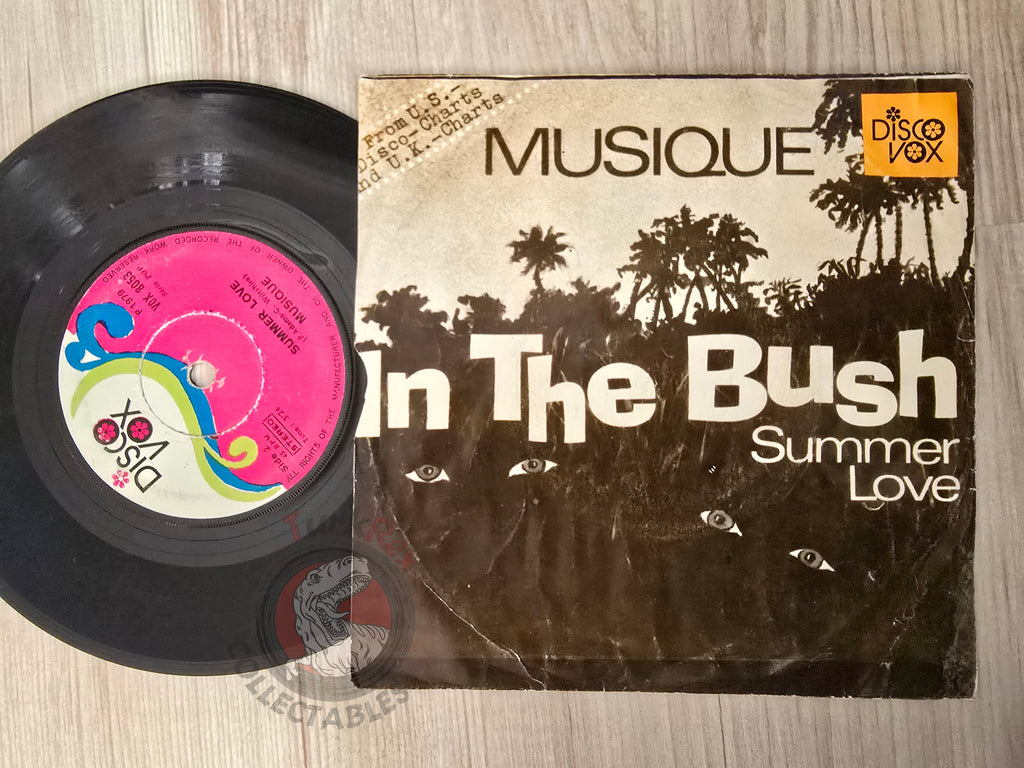 Musique – In The Bush / Summer Love 7" Turkish Pressing Vinyl Turkey Edition