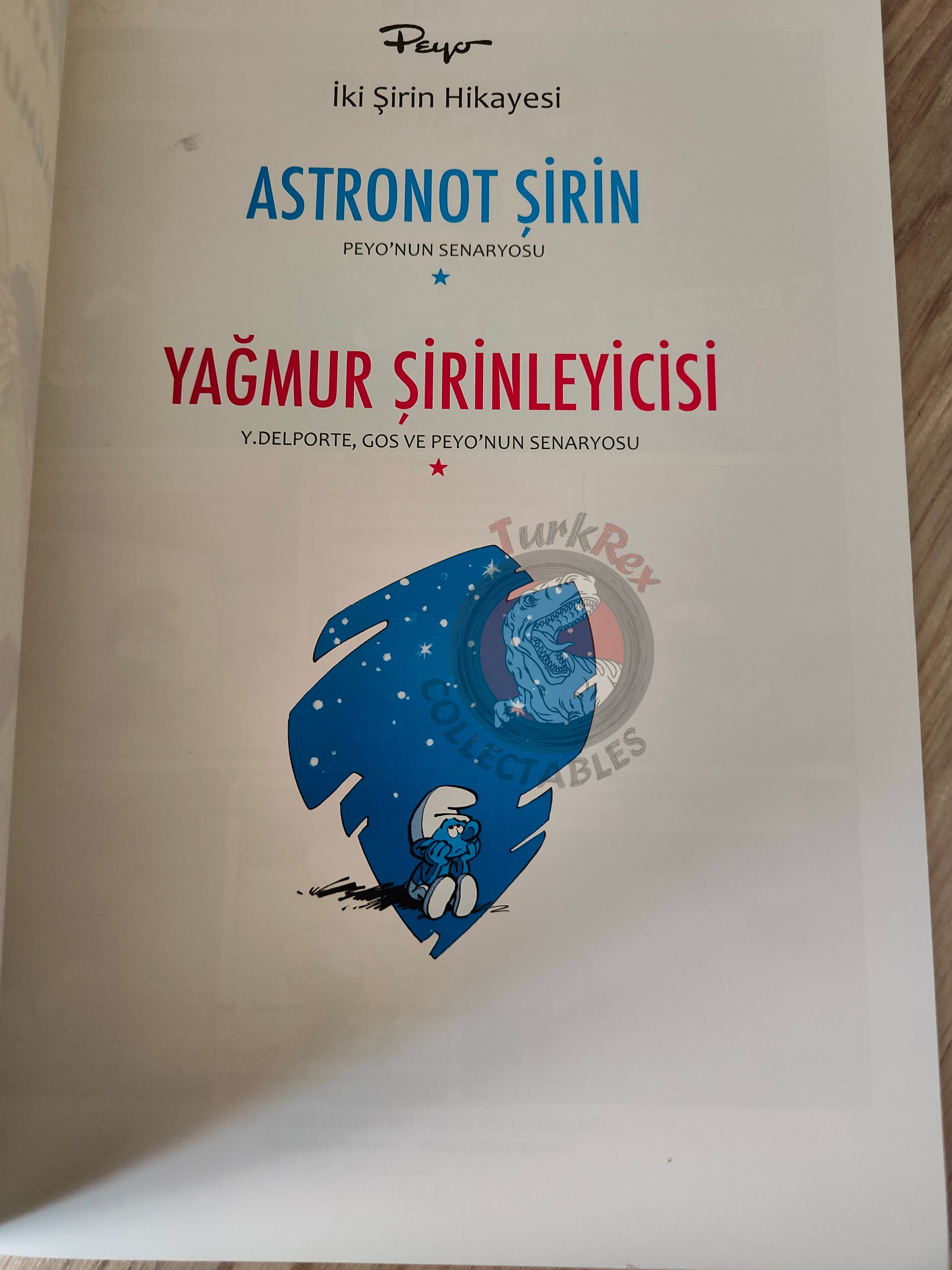 The Smurfs #6 The Astrosmurf 2013 Turkish Comic Turkey Schtroumpf