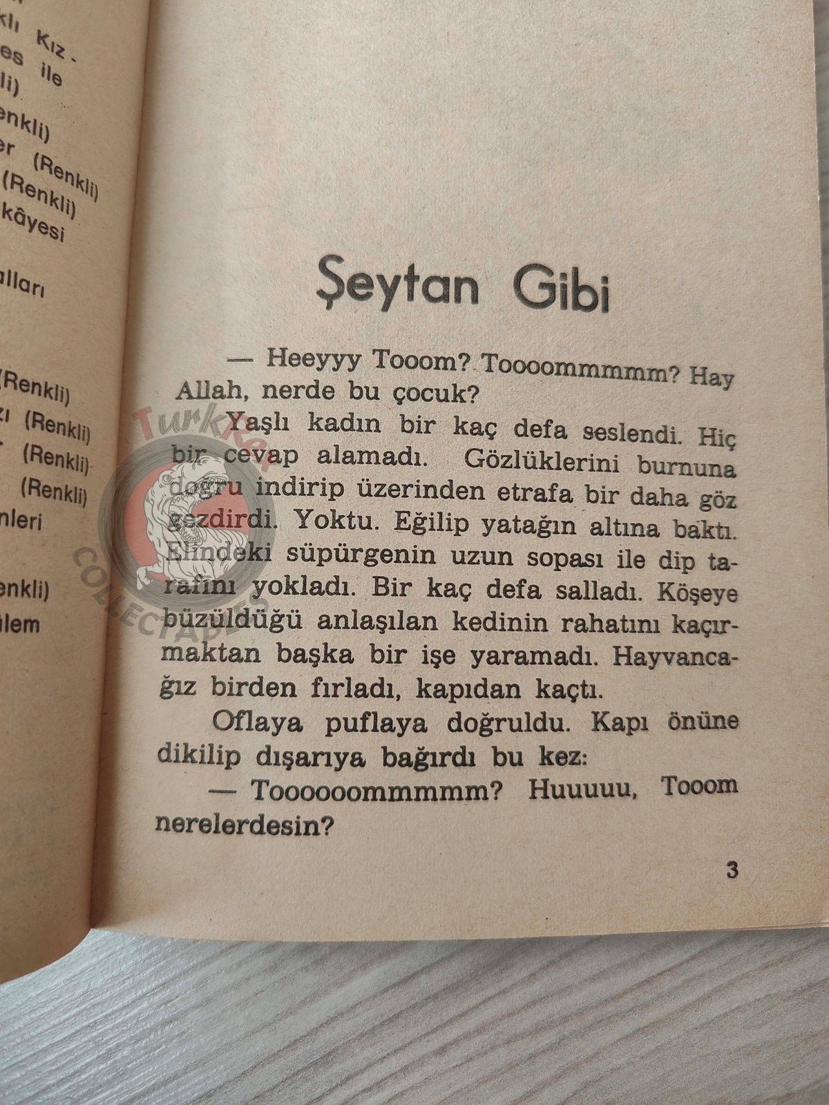 Mark Twain – Tom Sawyer 1984 Turkish Book Turkey Illustrated