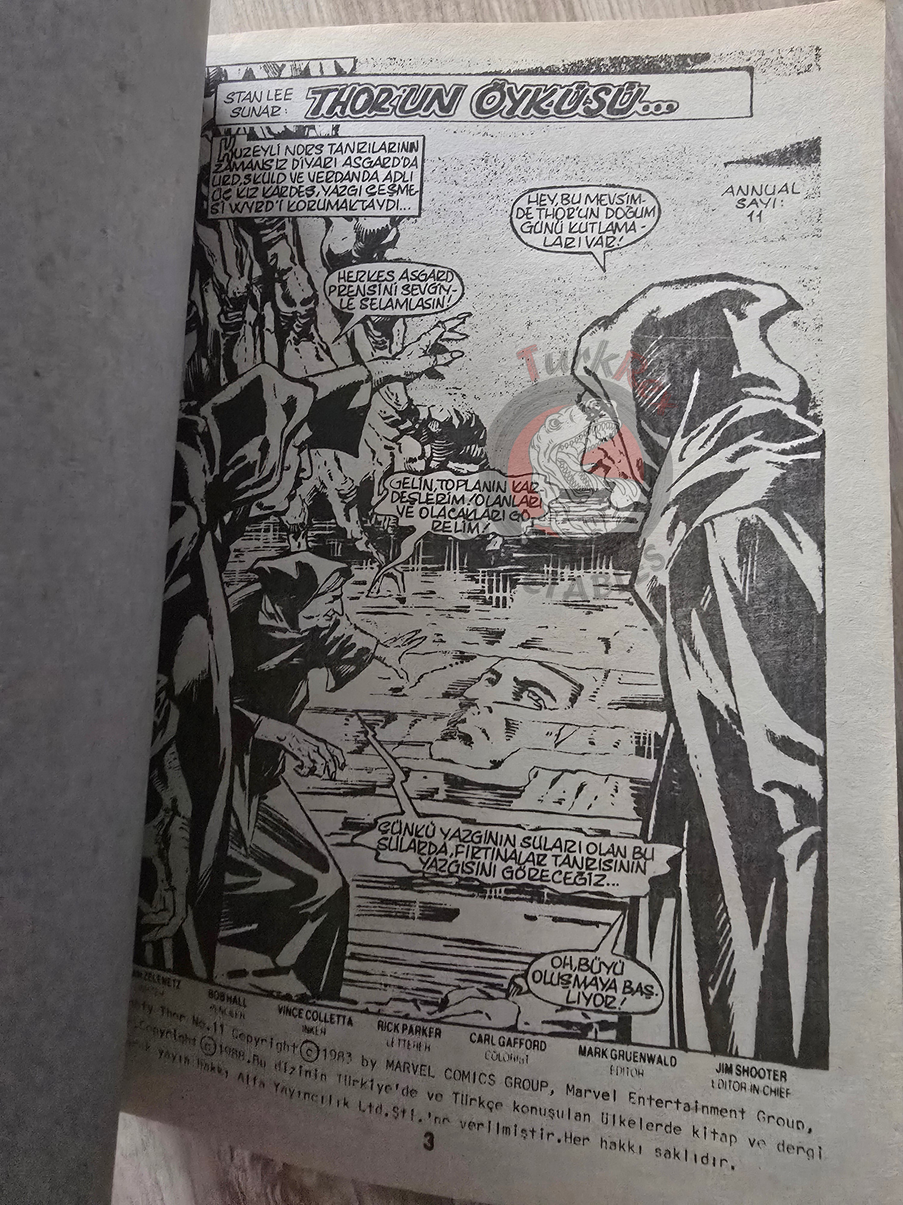 Thor Vol #7 1987 Turkish Comic Turkey The Mighty Thor #205–207 #11 #223 #226 #228 #229