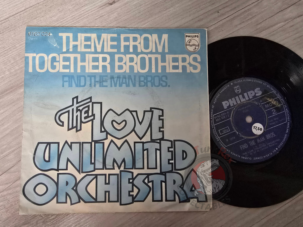 Barry White – Theme From Together Brothers 7" Turkish Pressing Vinyl Turkey Edition Love Unlimited Orchestra
