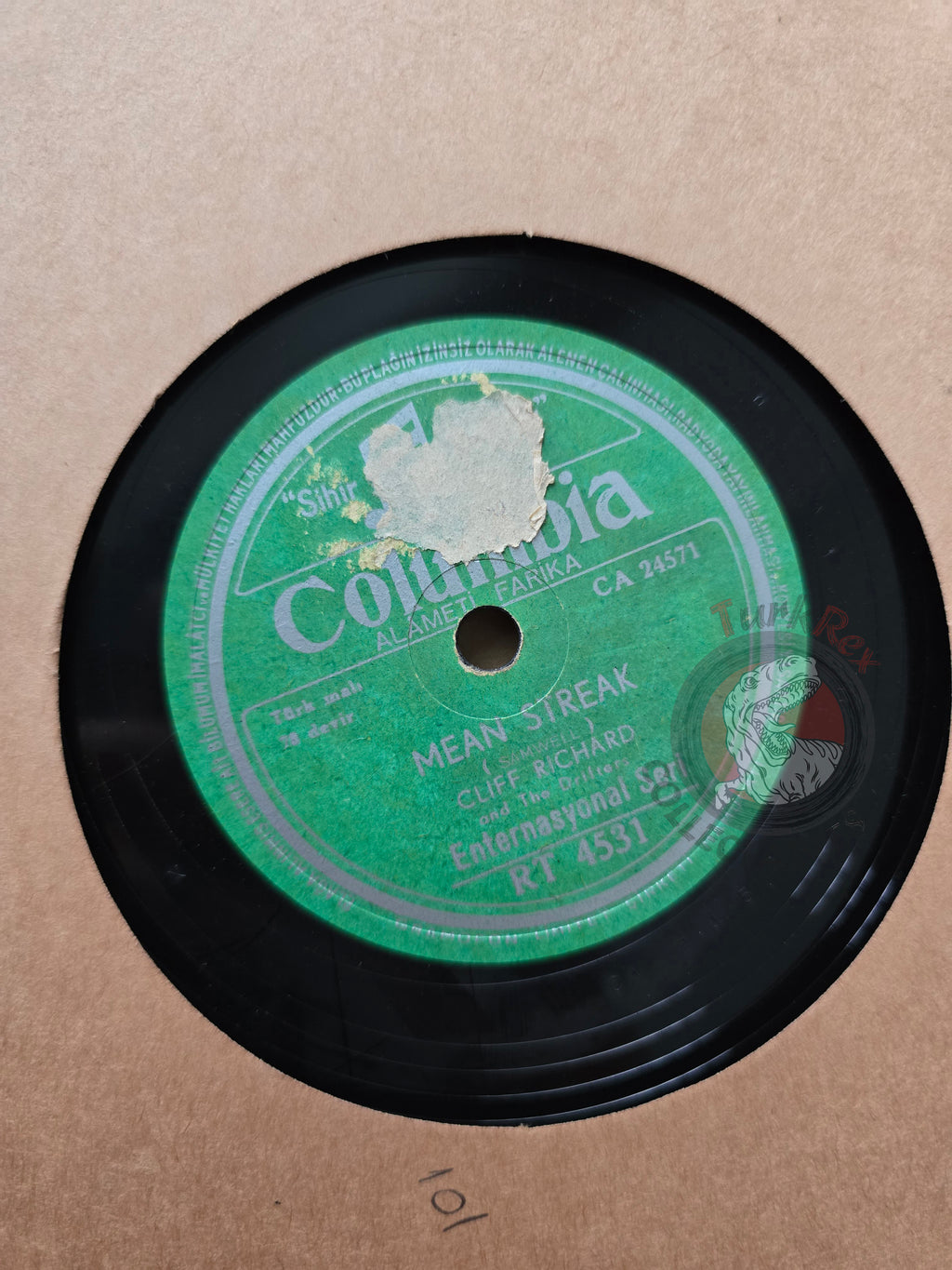 Cliff Richard The Drifters - Living Doll Turkish Pressing Shellac Turkey Edition