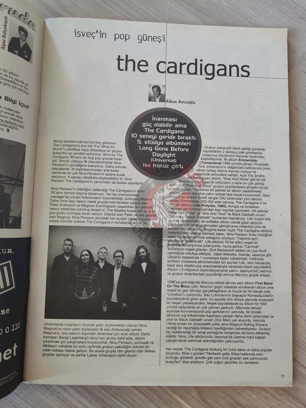Lull 2003 Placebo Turkish Mag Turkey The Cardigans Lou Reed Ryuichi Sakamoto