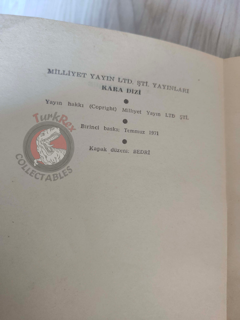 Antoine Dominique – Le Gorille 1971 1st Turkish Book Turkey