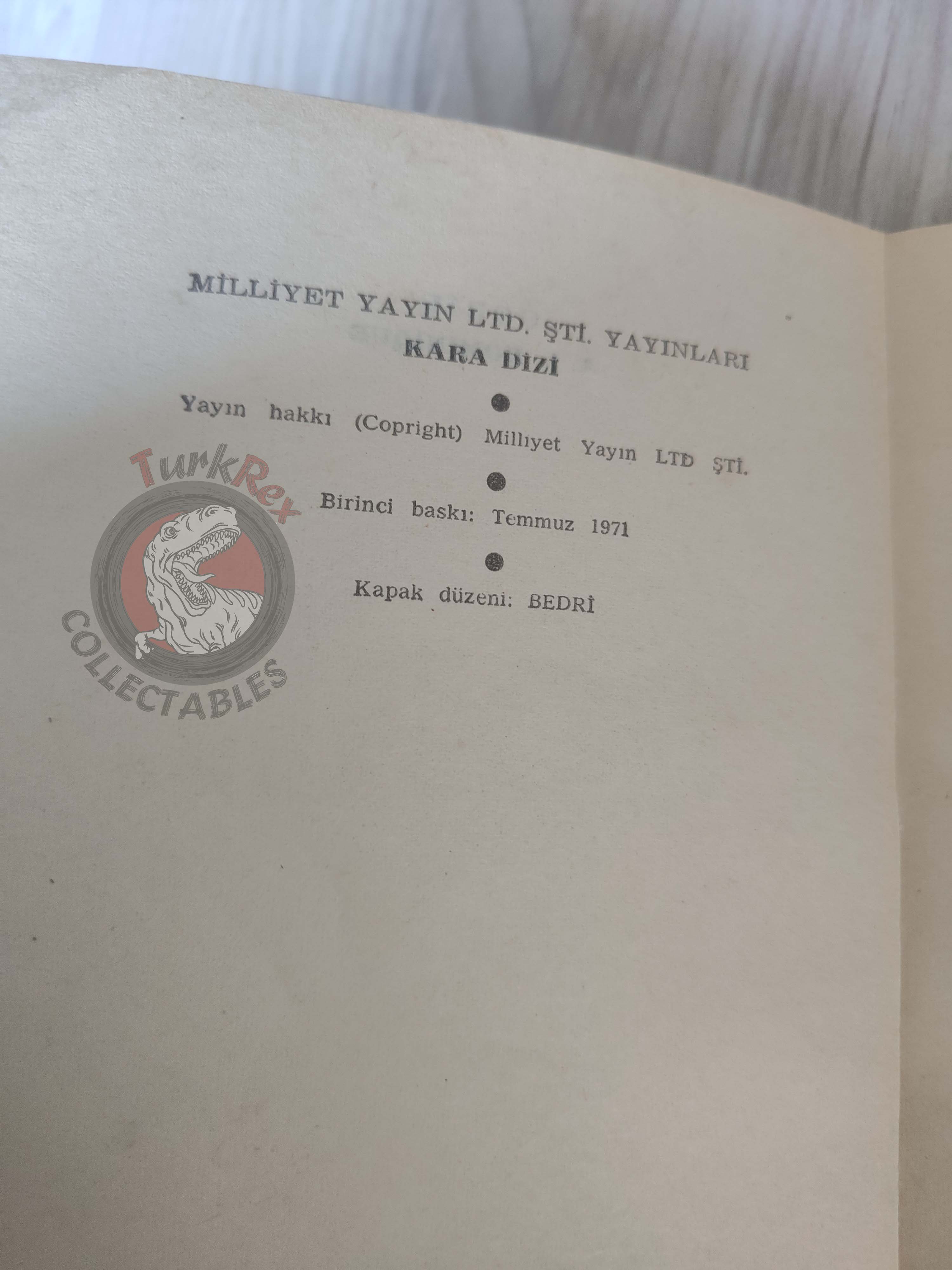 Antoine Dominique – Le Gorille 1971 1st Turkish Book Turkey