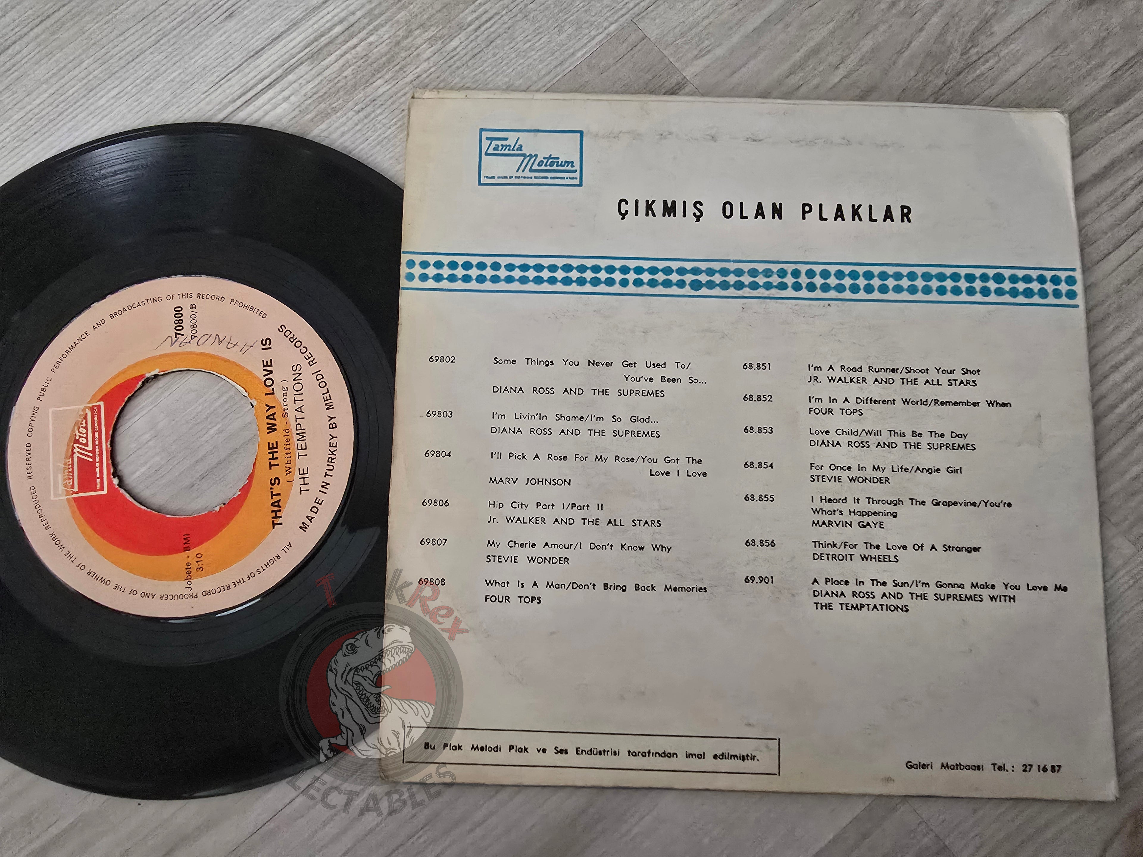 The Temptations – Psychedelic Shack 7" Turkish Pressing Vinyl Turkey Edition