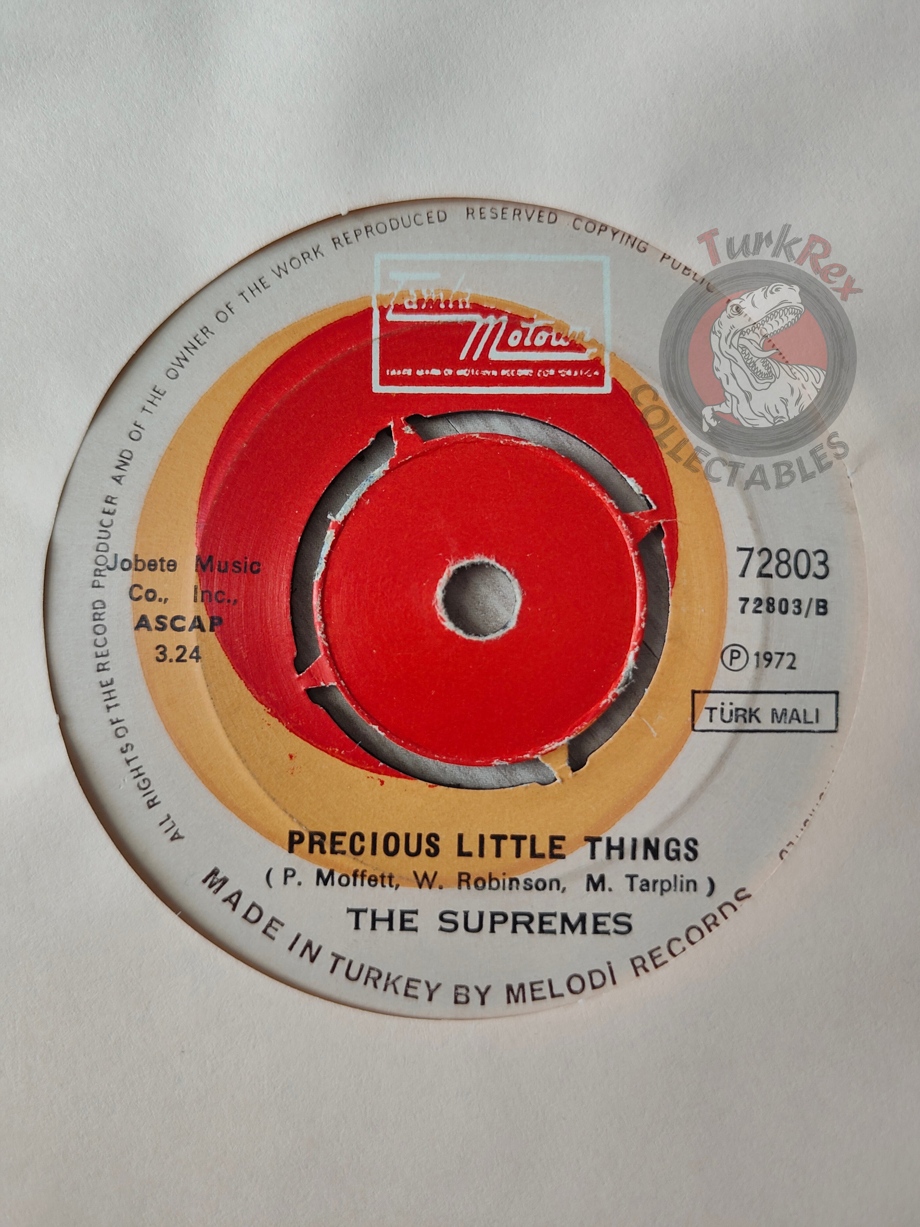The Supremes – Automatically Sunshine 7" Turkish Pressing Vinyl Turkey Edition