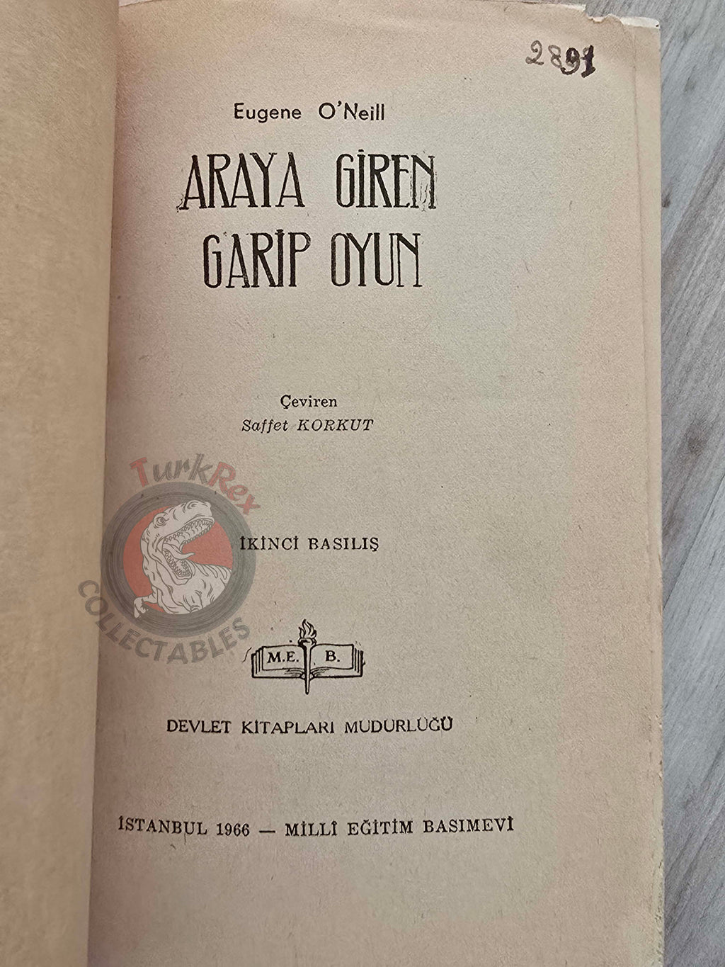Eugene O’Neill – Strange Interlude 1966 Turkish Book Turkey