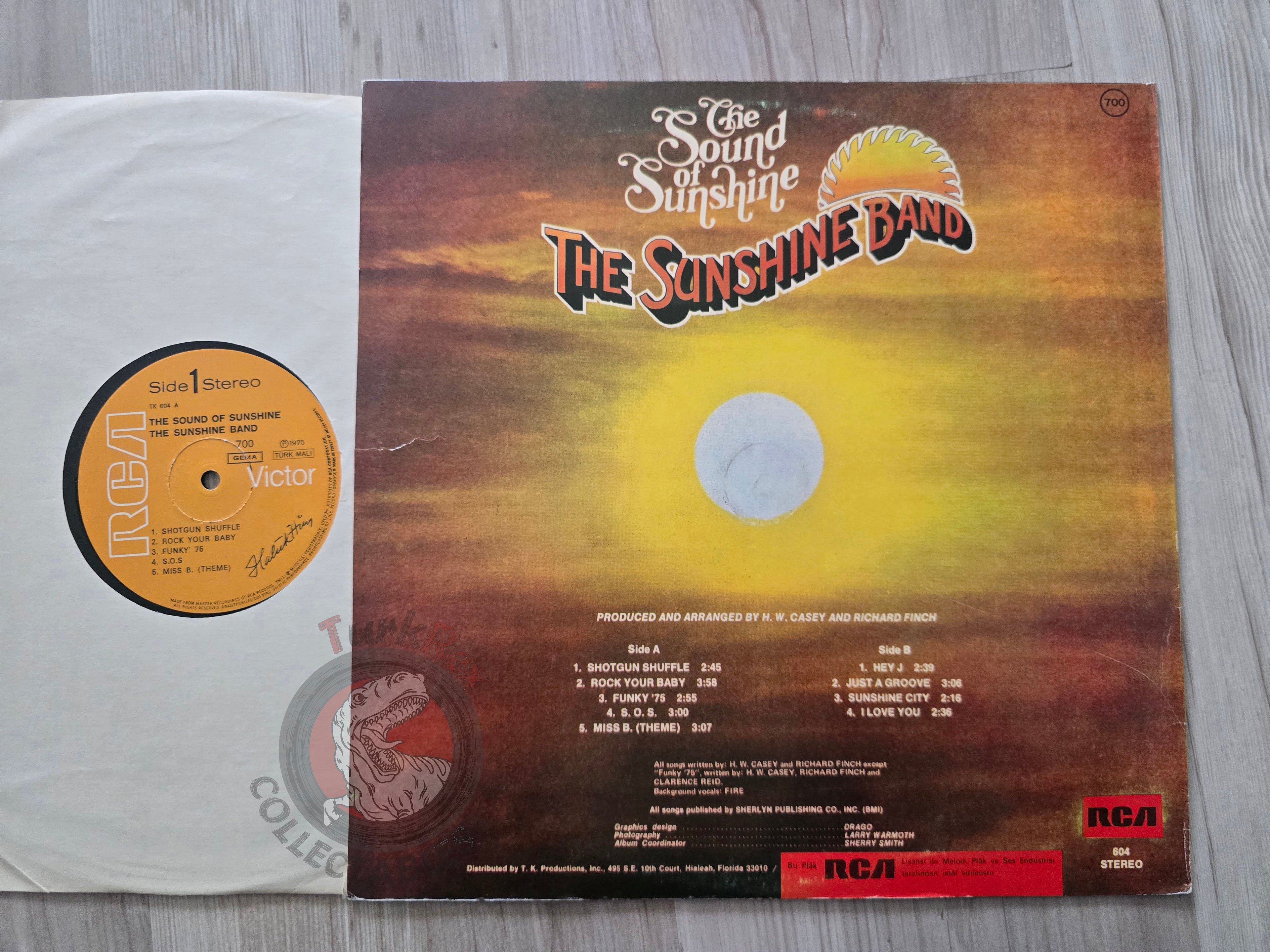 The Sunshine Band – The Sound Of Sunshine Turkish Pressing Vinyl Turkey Edition