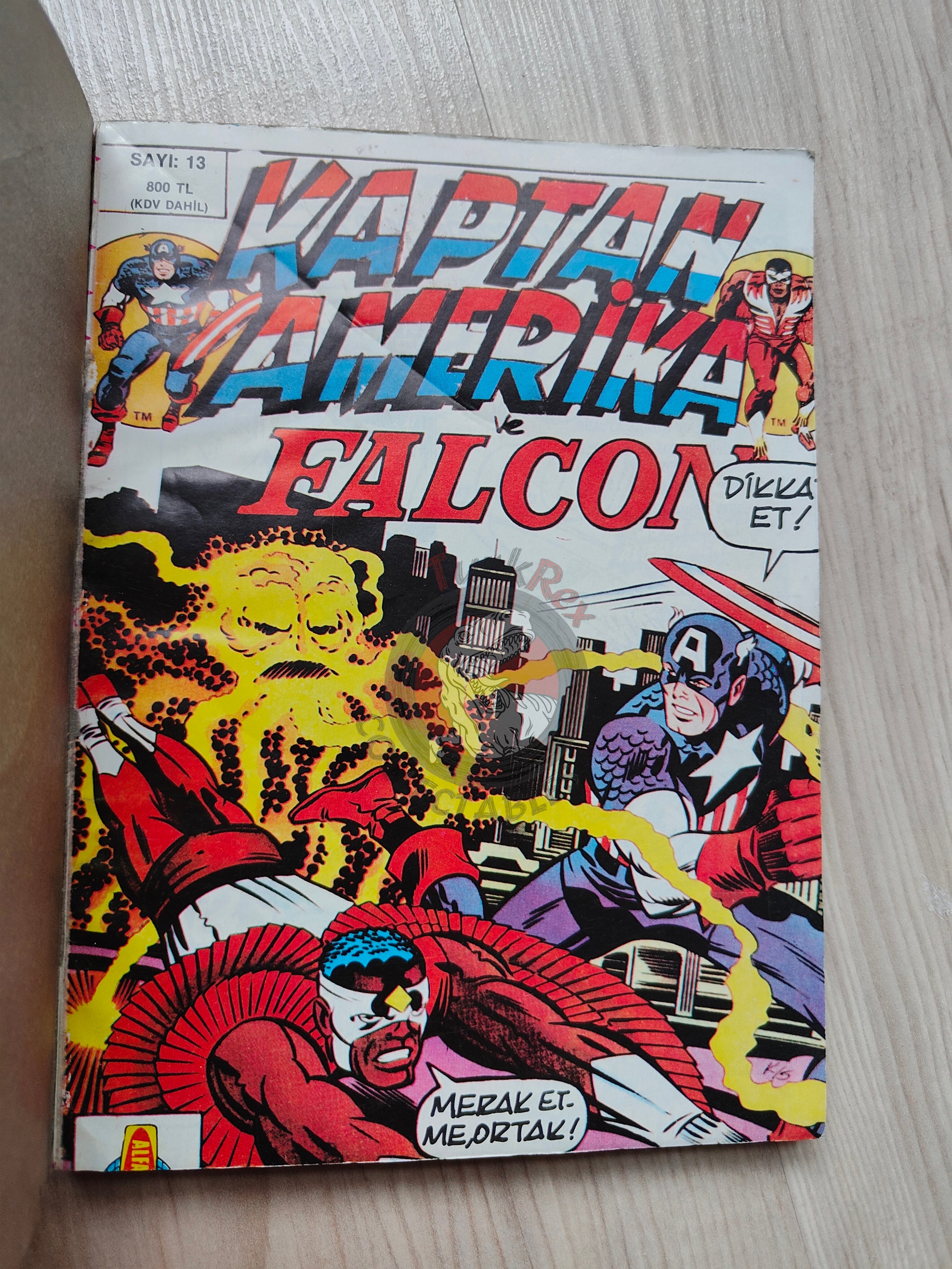 Captain America – Volume 7 1989 Turkish Comic Turkey Falcon