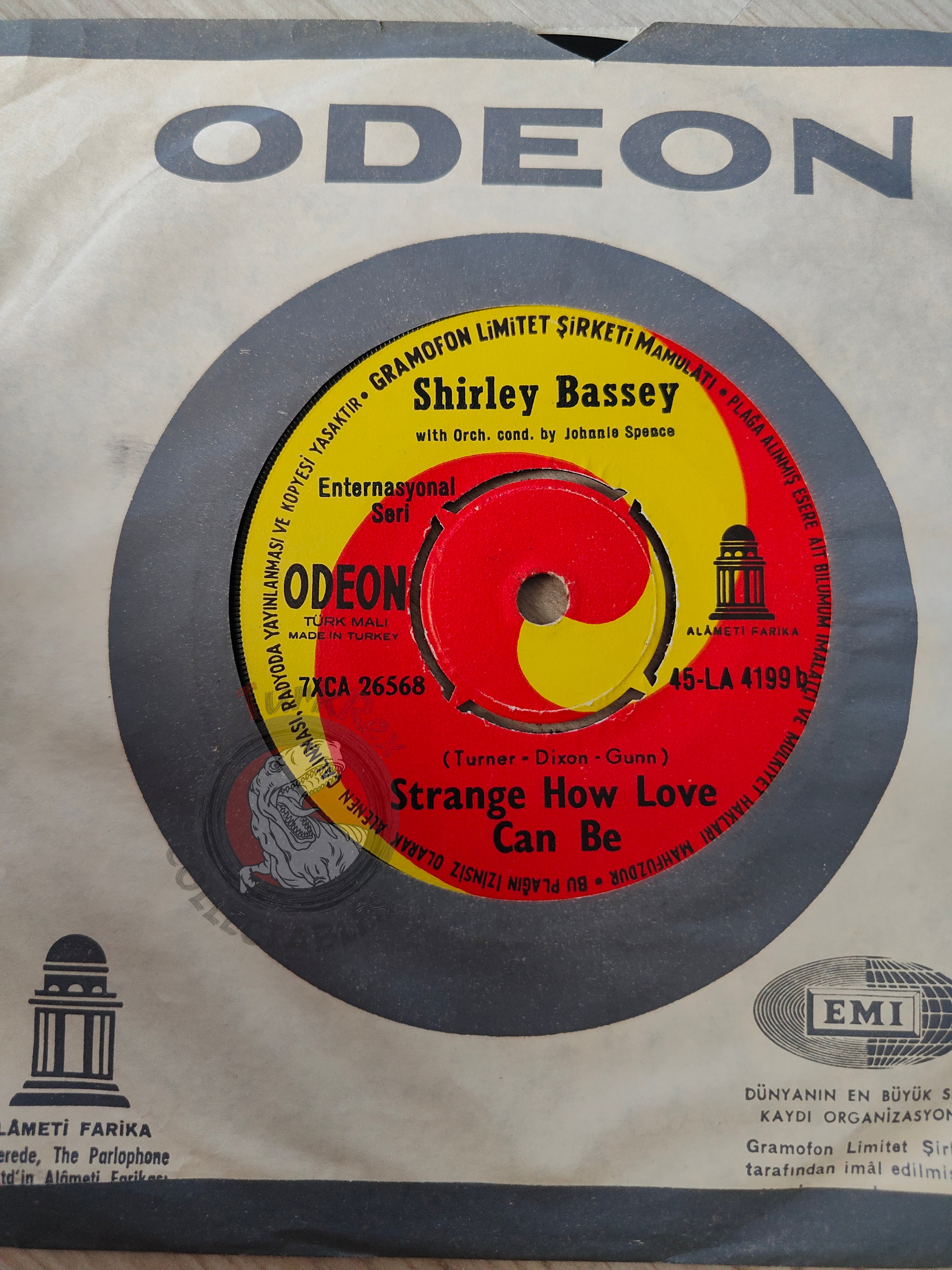 Shirley Bassey – Goldfinger 7" Turkish Pressing Vinyl Turkey Edition