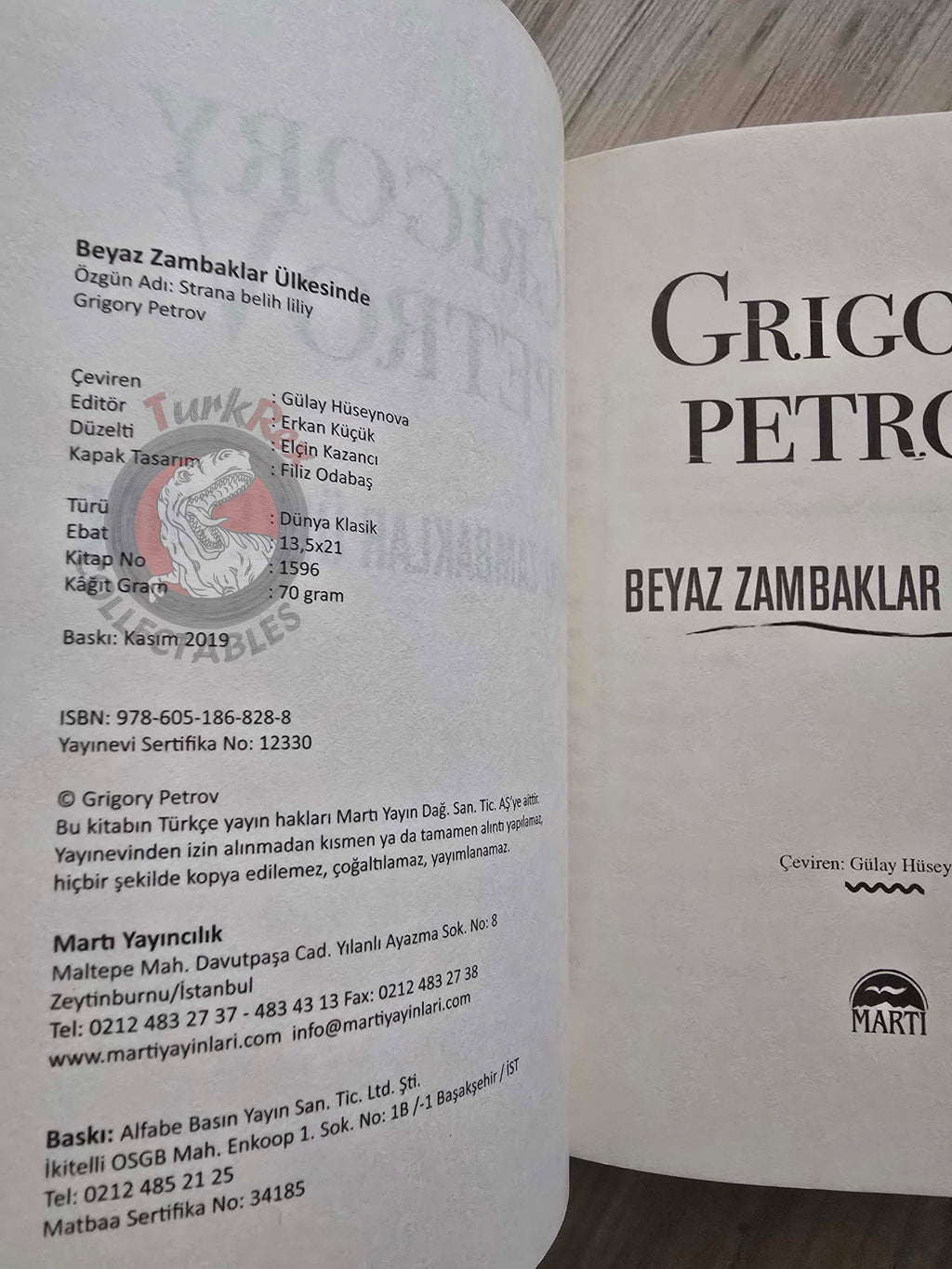 Grigory Petrov – Finland: The Country of White Lilies Turkish Book Turkey