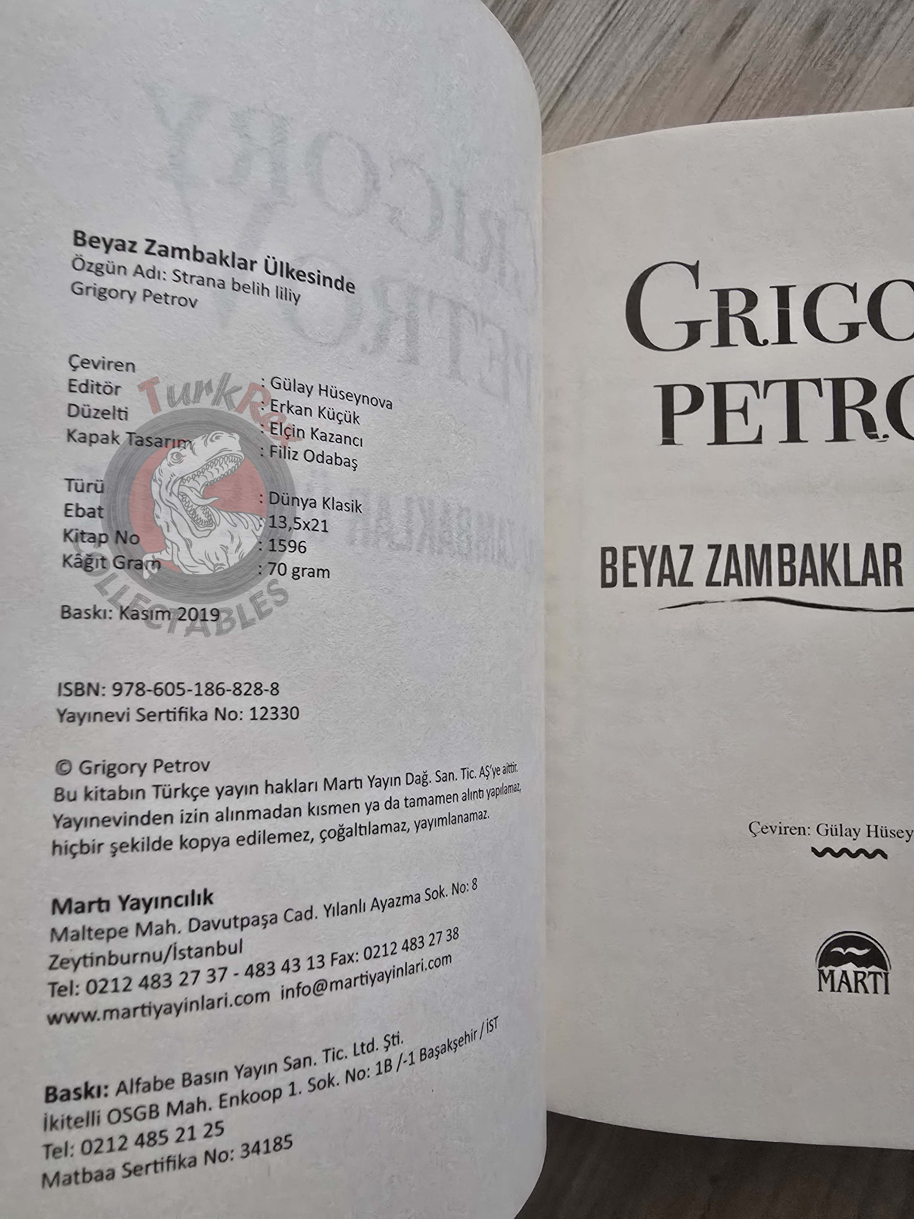 Grigory Petrov – Finland: The Country of White Lilies Turkish Book Turkey
