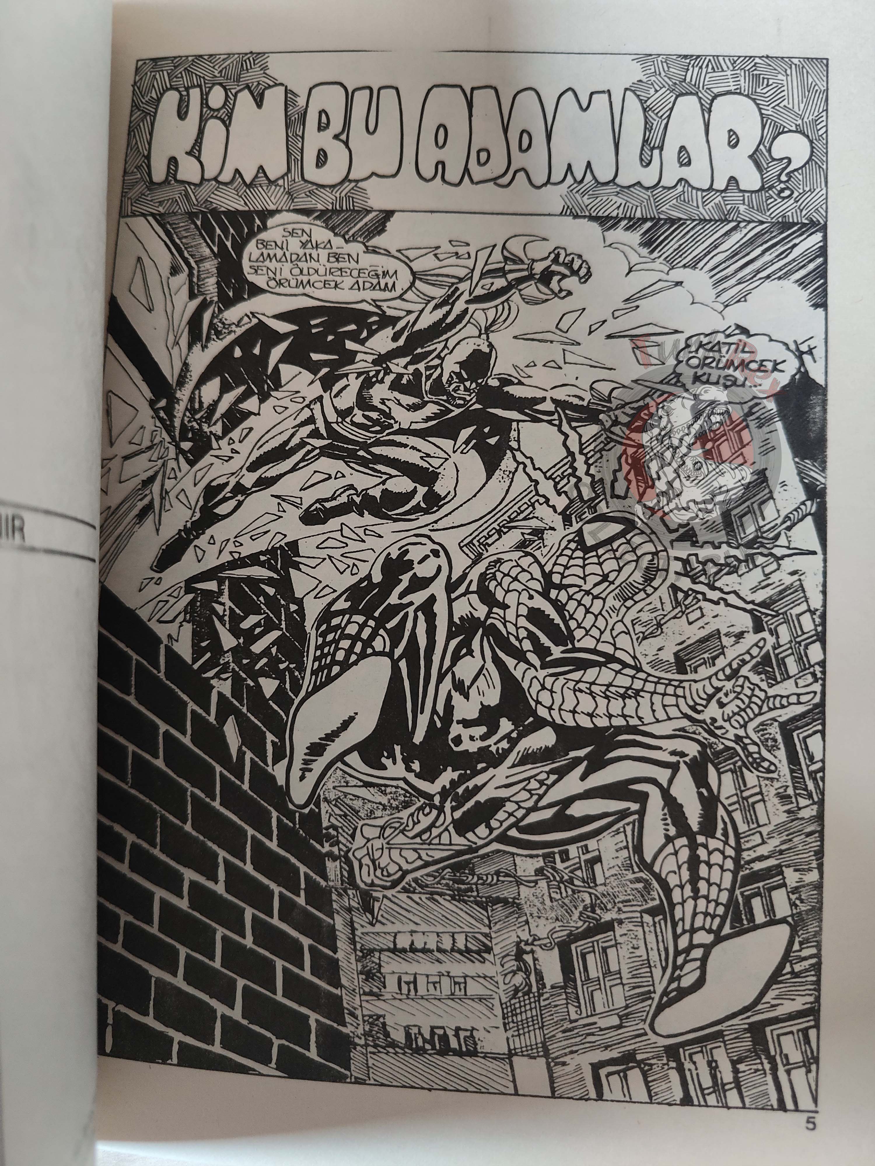 Spider-Man #165 1994 Turkish Comic Turkey Web Of #91 #92 Spectacular #51 Marvel Team Up #106