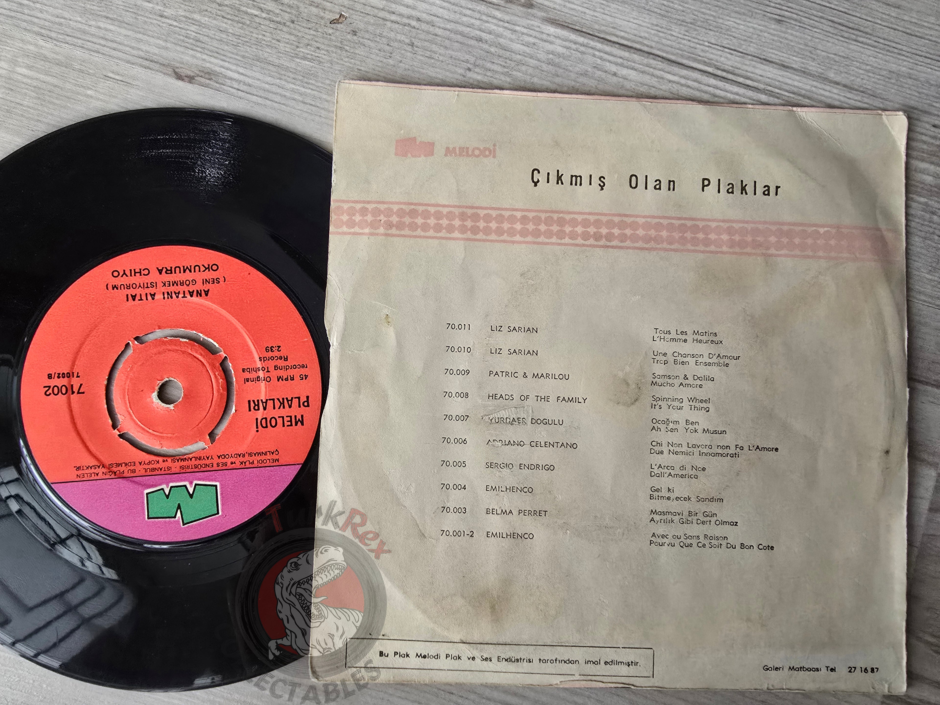 Chiyo Okumura – Kuyashii Keredo Shiawaseyo 7" Turkish Pressing Vinyl Turkey Edition