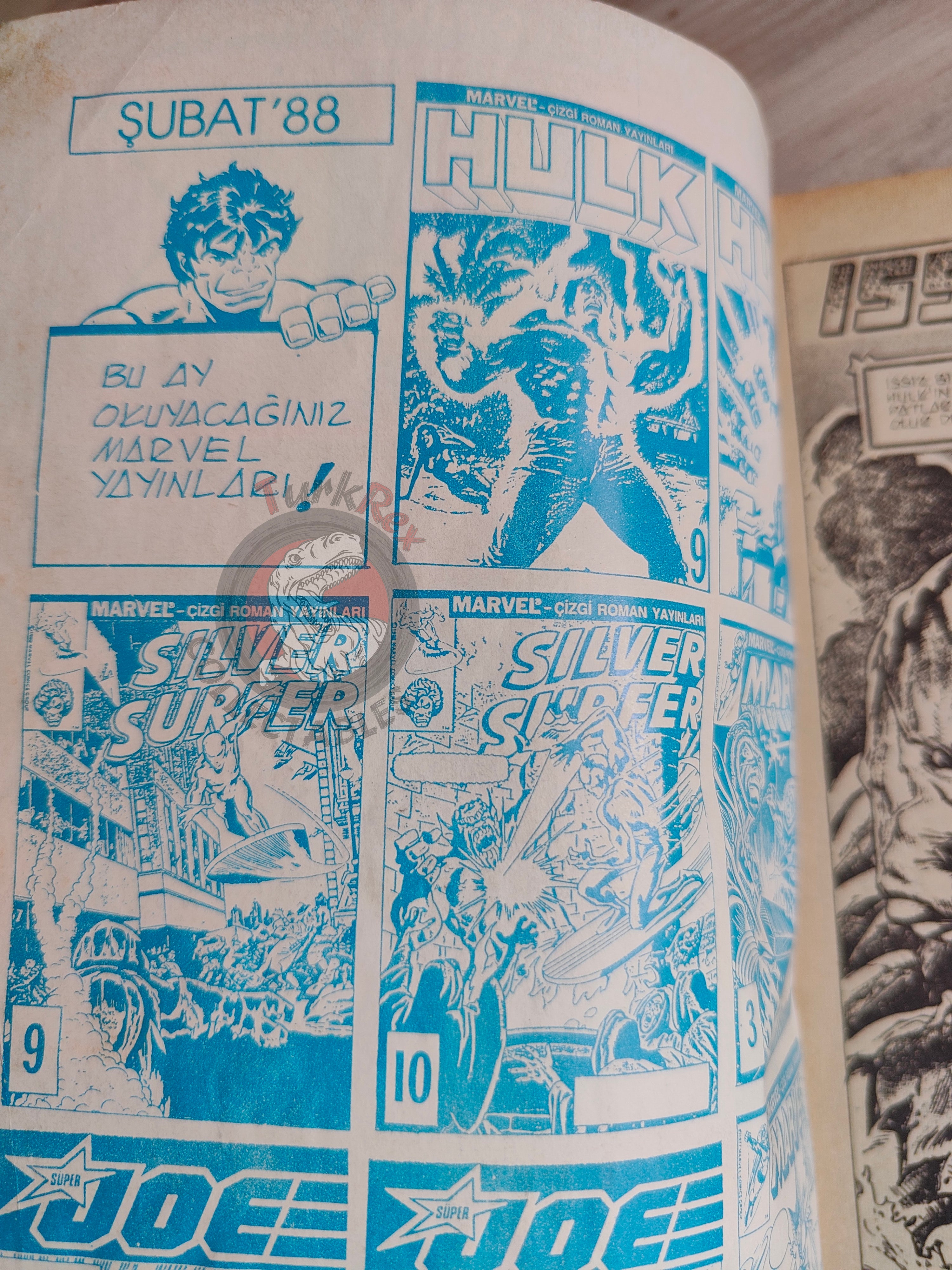 Hulk #10 1988 Turkish Comic Turkey cover #19 #131 Iron Man