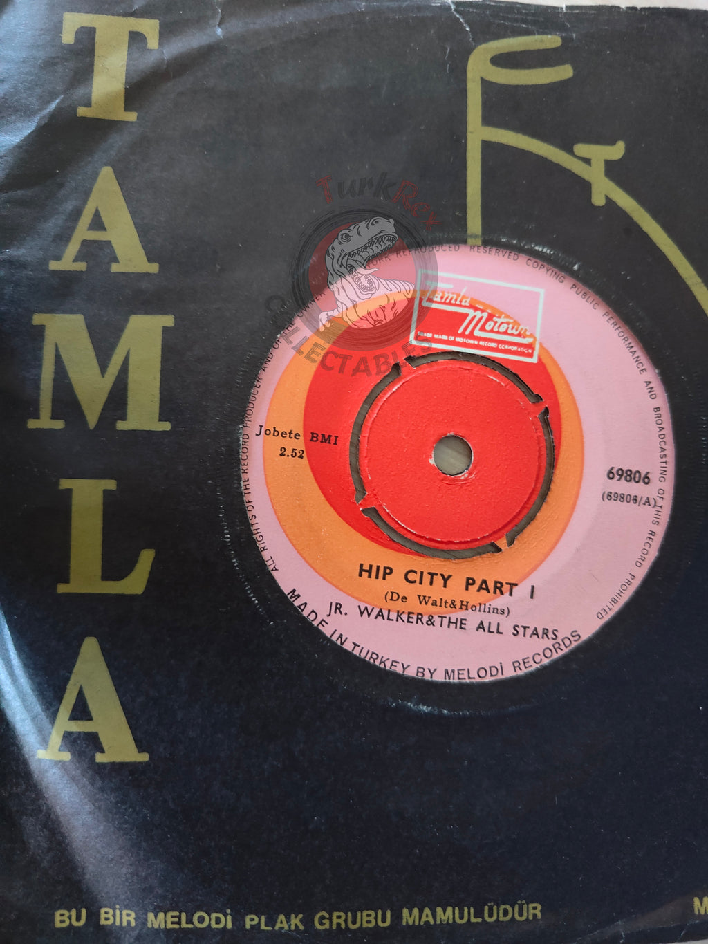 Jr. Walker & The All Stars – Hip City 7" Turkish Pressing Vinyl Turkey Edition