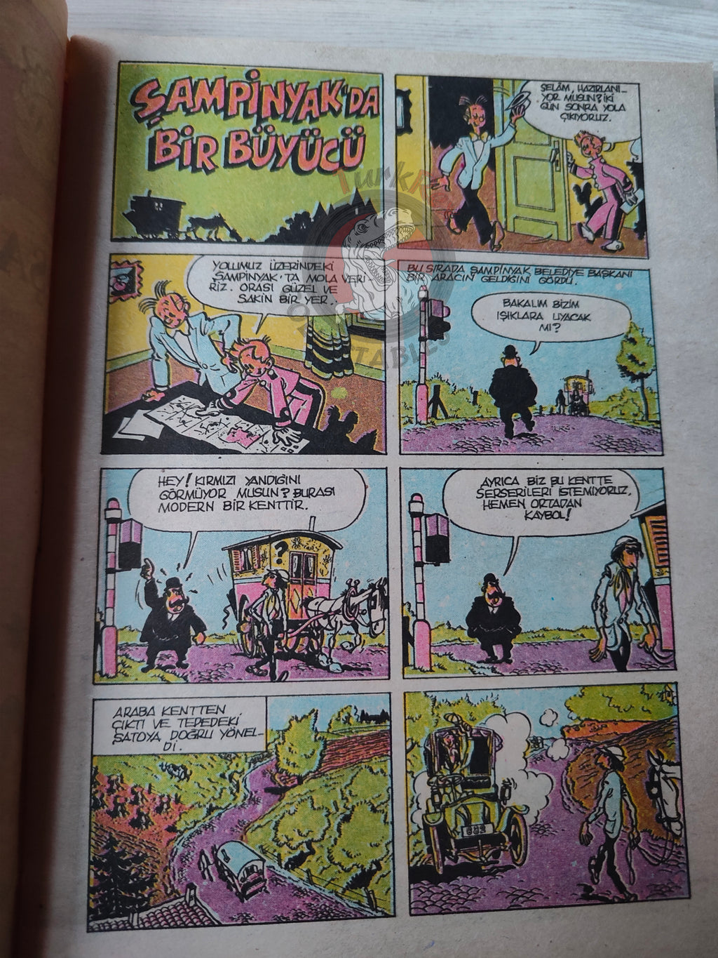 Spirou & Fantasio #1 Il y a un sorcier à Champignac 1989 Turkish Comic Turkey