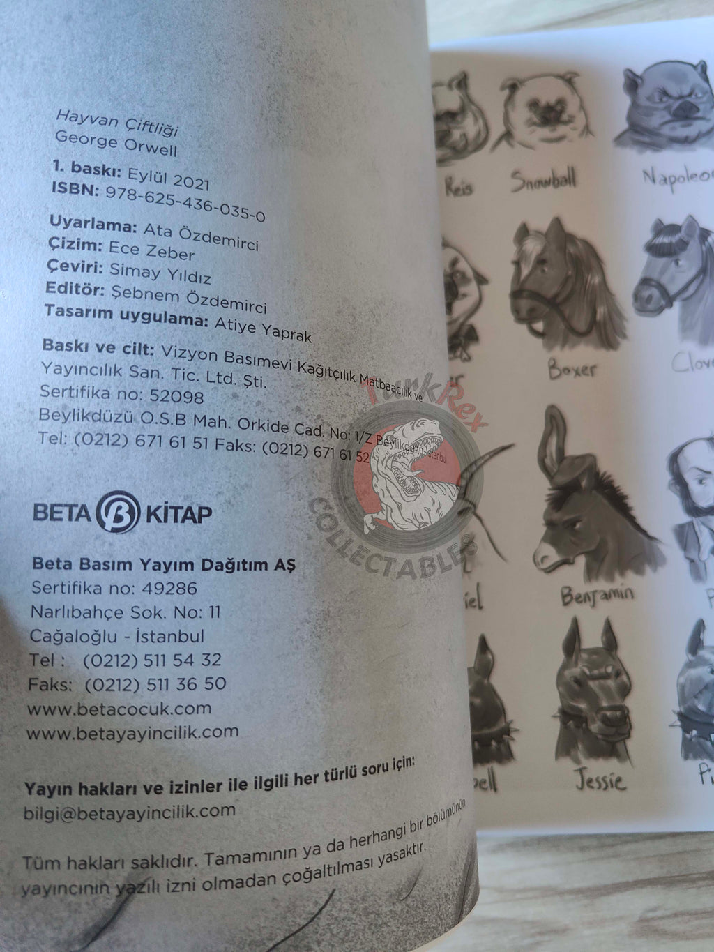 George Orwell - Animal Farm Turkish Comic Turkey Unique Drawings