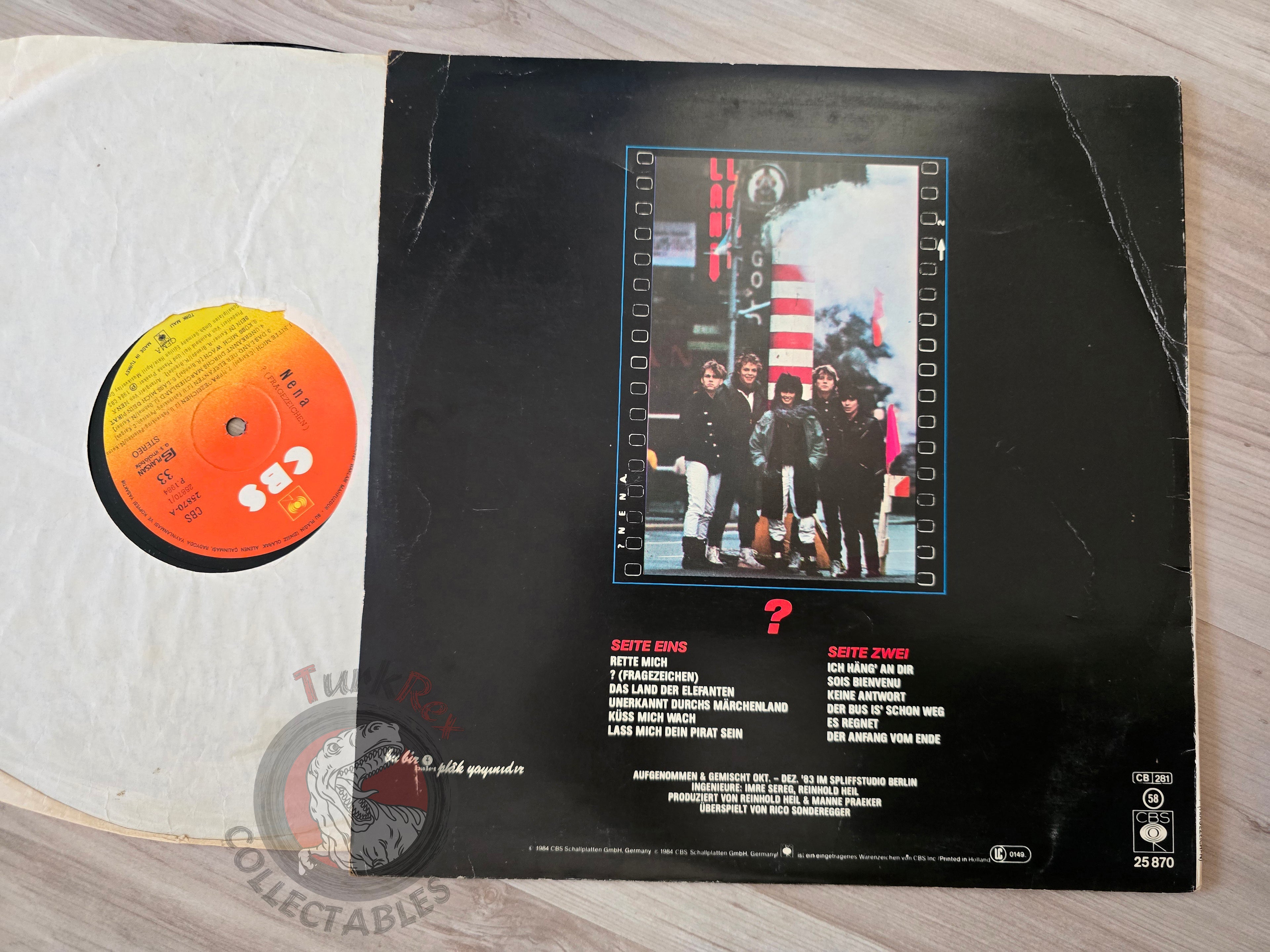 Nena – ? ( Fragezeichen ) Turkish Pressing Vinyl Turkey Edition