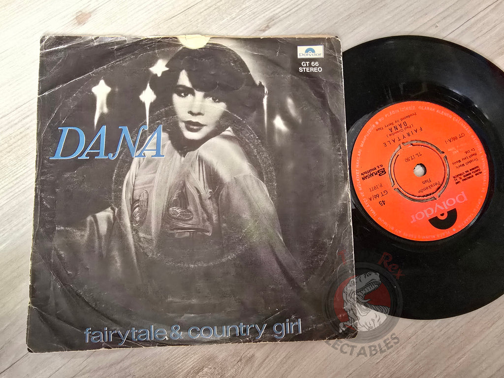 Dana – Fairytale / Country Girl 7" Turkish Pressing Vinyl Turkey Edition
