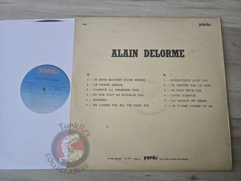 Alain Delorme – Livre D'Amour Turkish Pressing Vinyl Turkey Edition