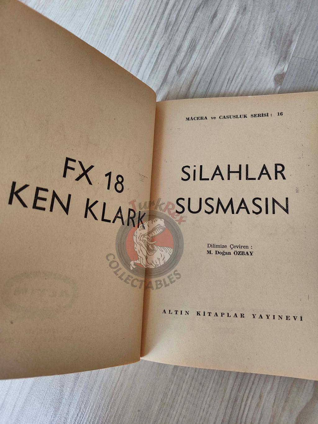 Paul Kenny – Ken Clark Agent Secret FX 18 Francis Coplan Turkish Book Turkey