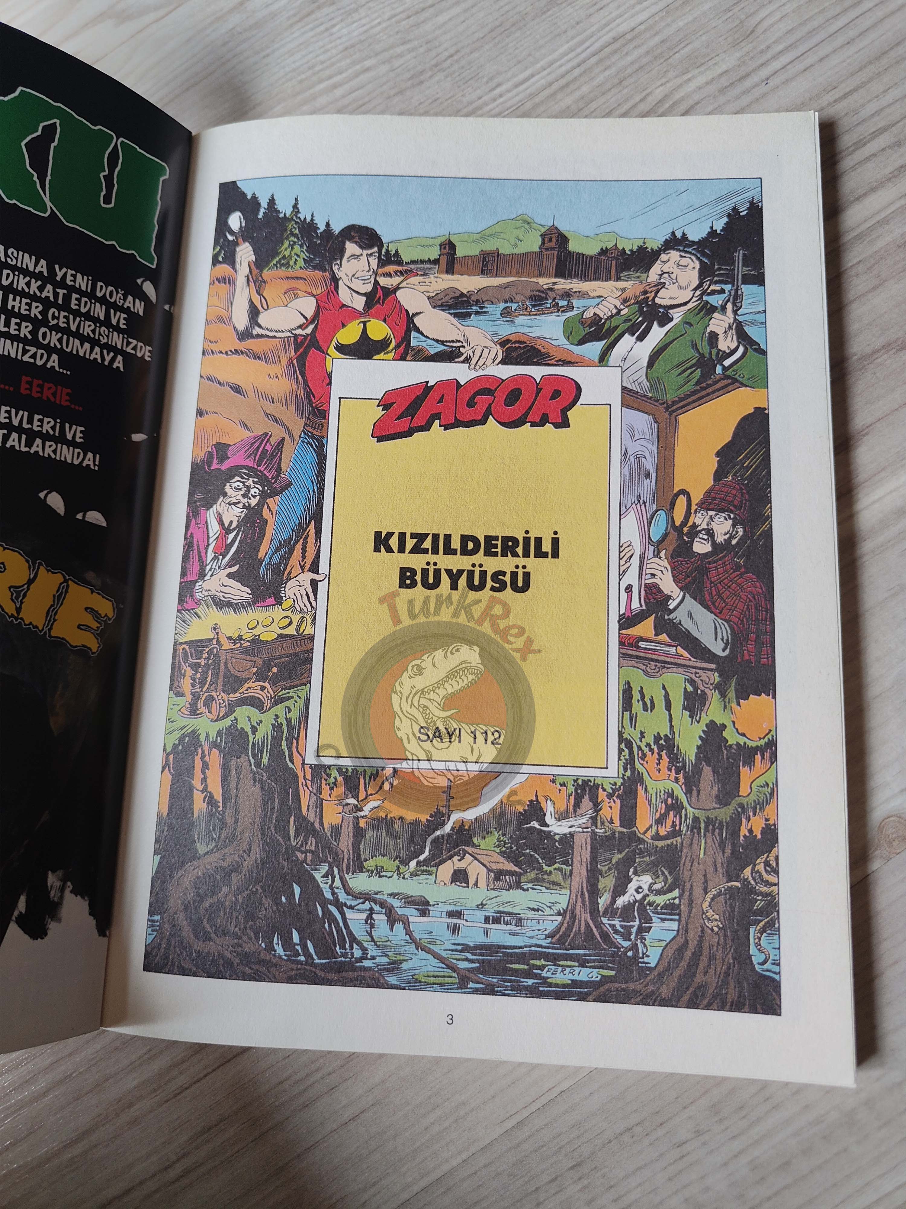 Zagor #112 2011 Magia Indiana Turkish Comic Turkey #500