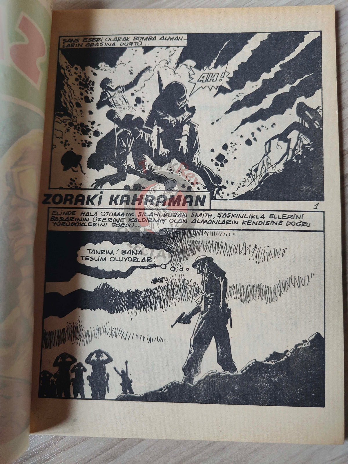 War Picture Library #3 1981 Turkish Comic Turkey WW2 stories
