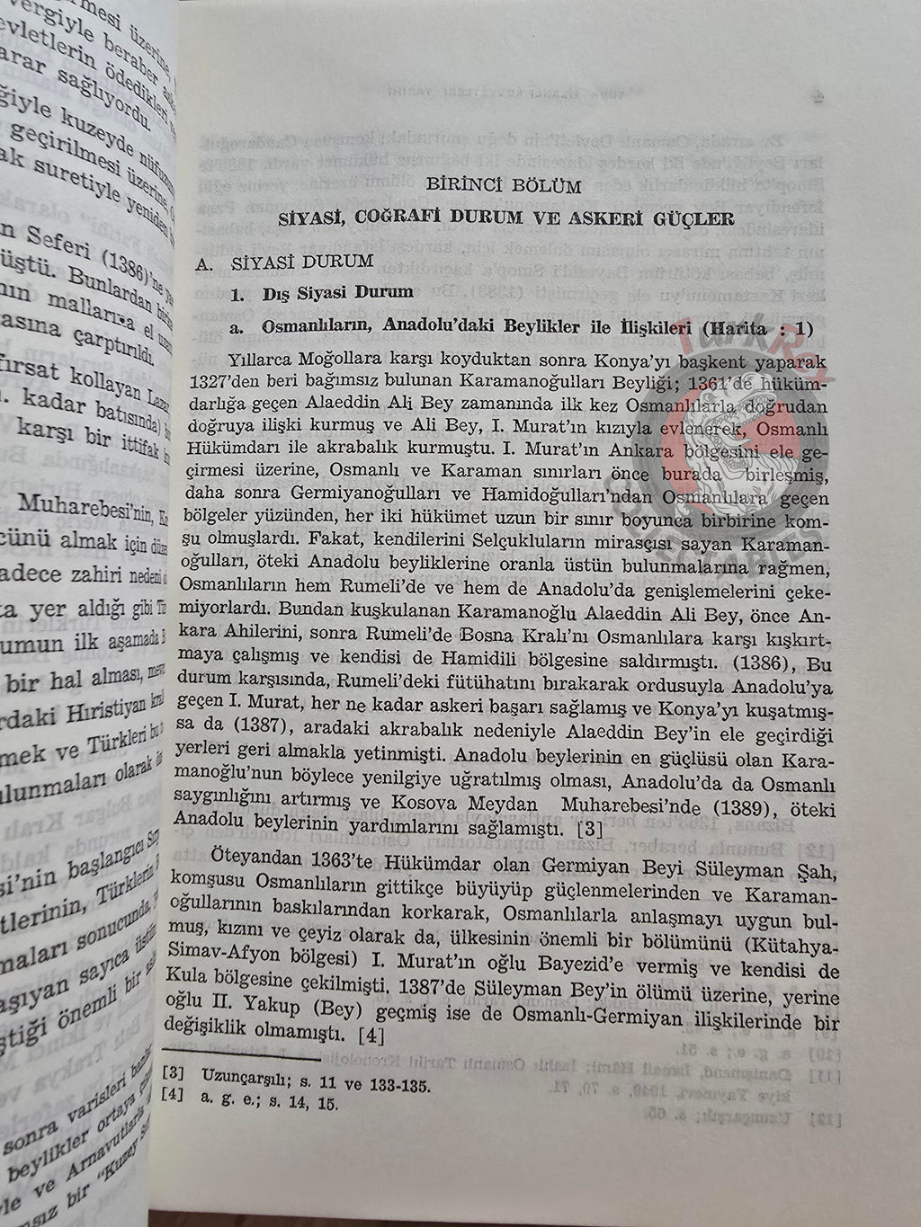 First Battle of Kosovo 1389 1980 Turkish Book Military Ottoman Empire Maps Sultan Murad I