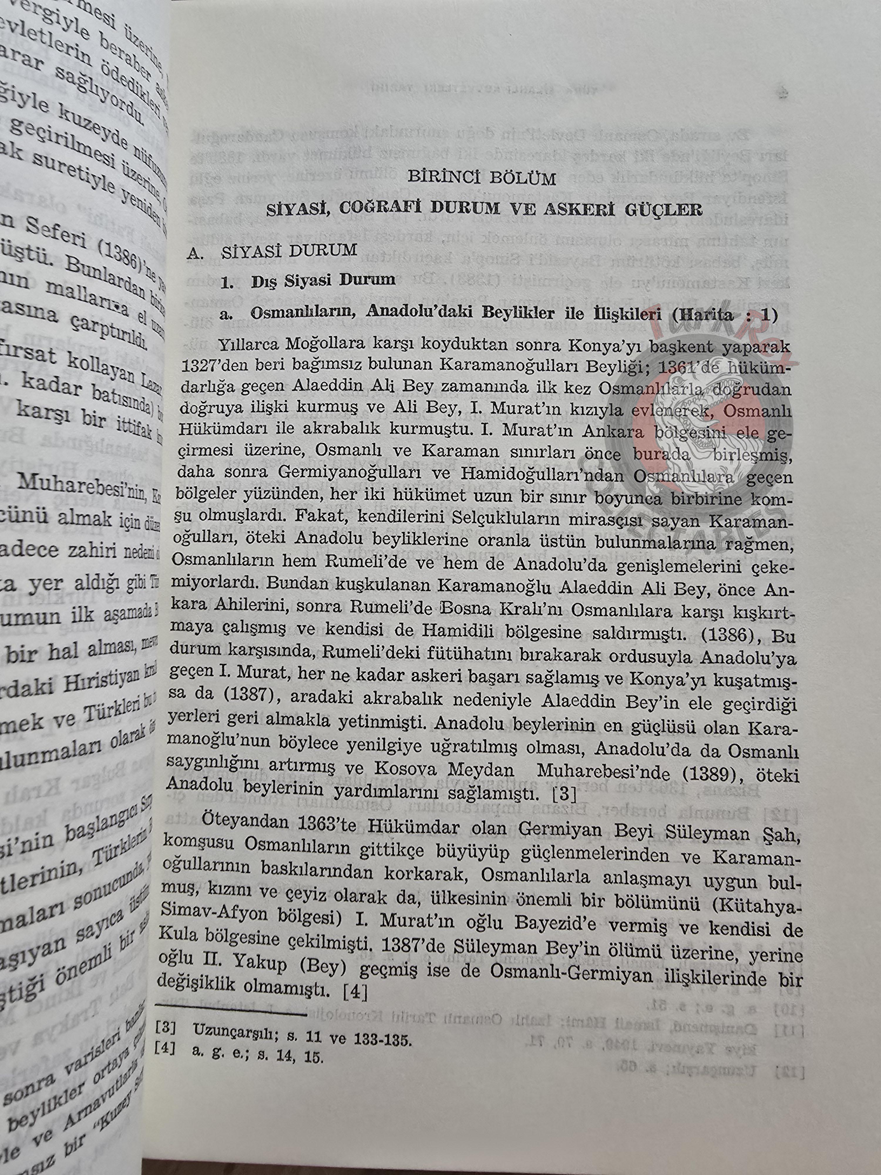 First Battle of Kosovo 1389 1980 Turkish Book Military Ottoman Empire Maps Sultan Murad I