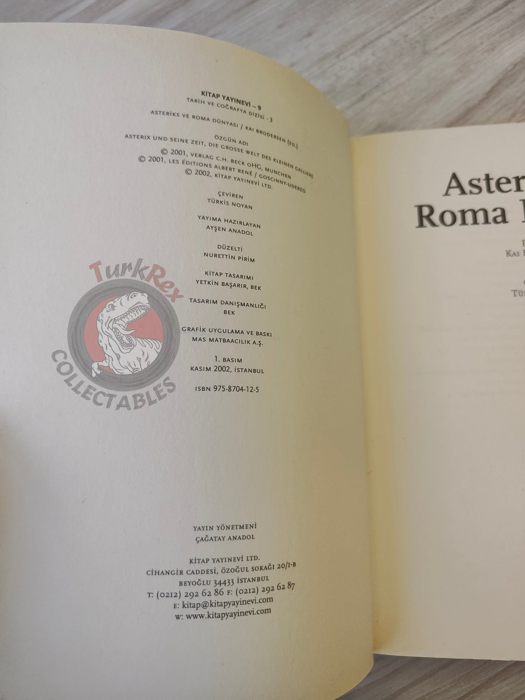 Asterix and the Roman World - Kai Brodersen 2002 Turkish Comic Turkey Book