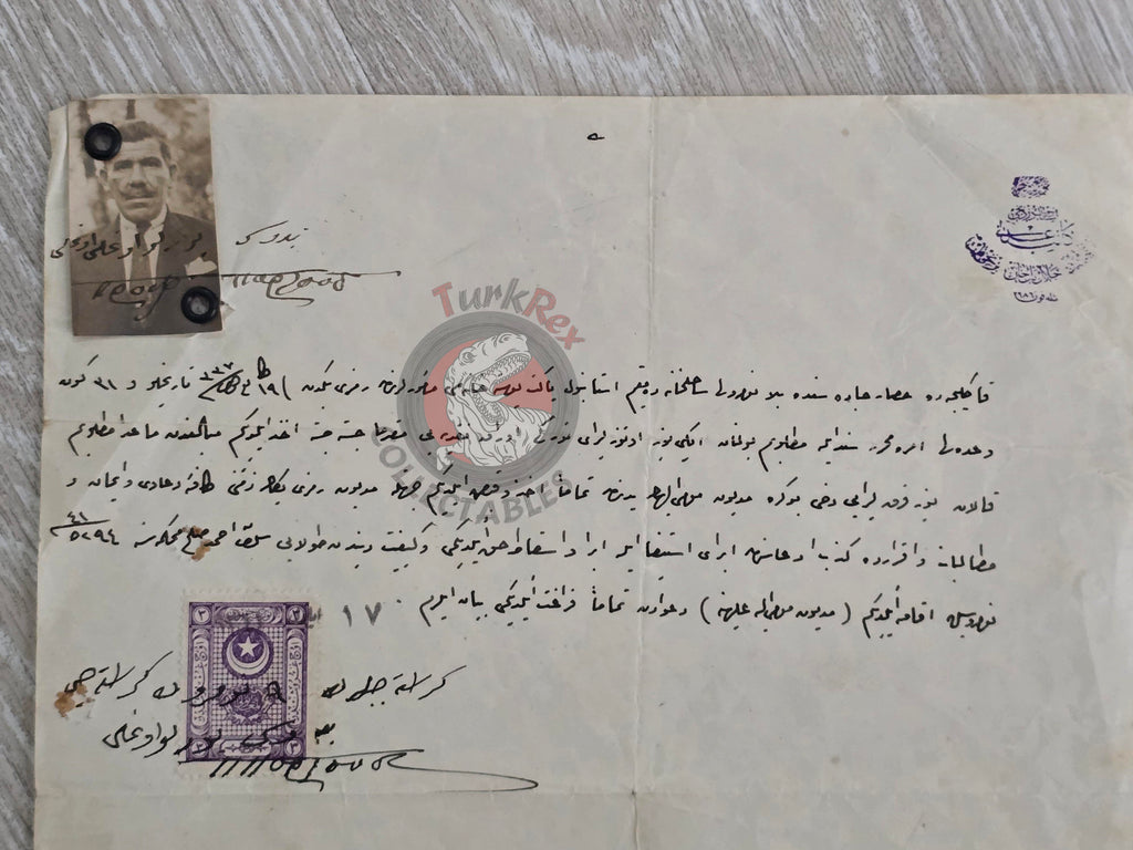 Ottoman 1925 Legal Settlement and Release Deed Istanbul Armenian Citizen Armenia